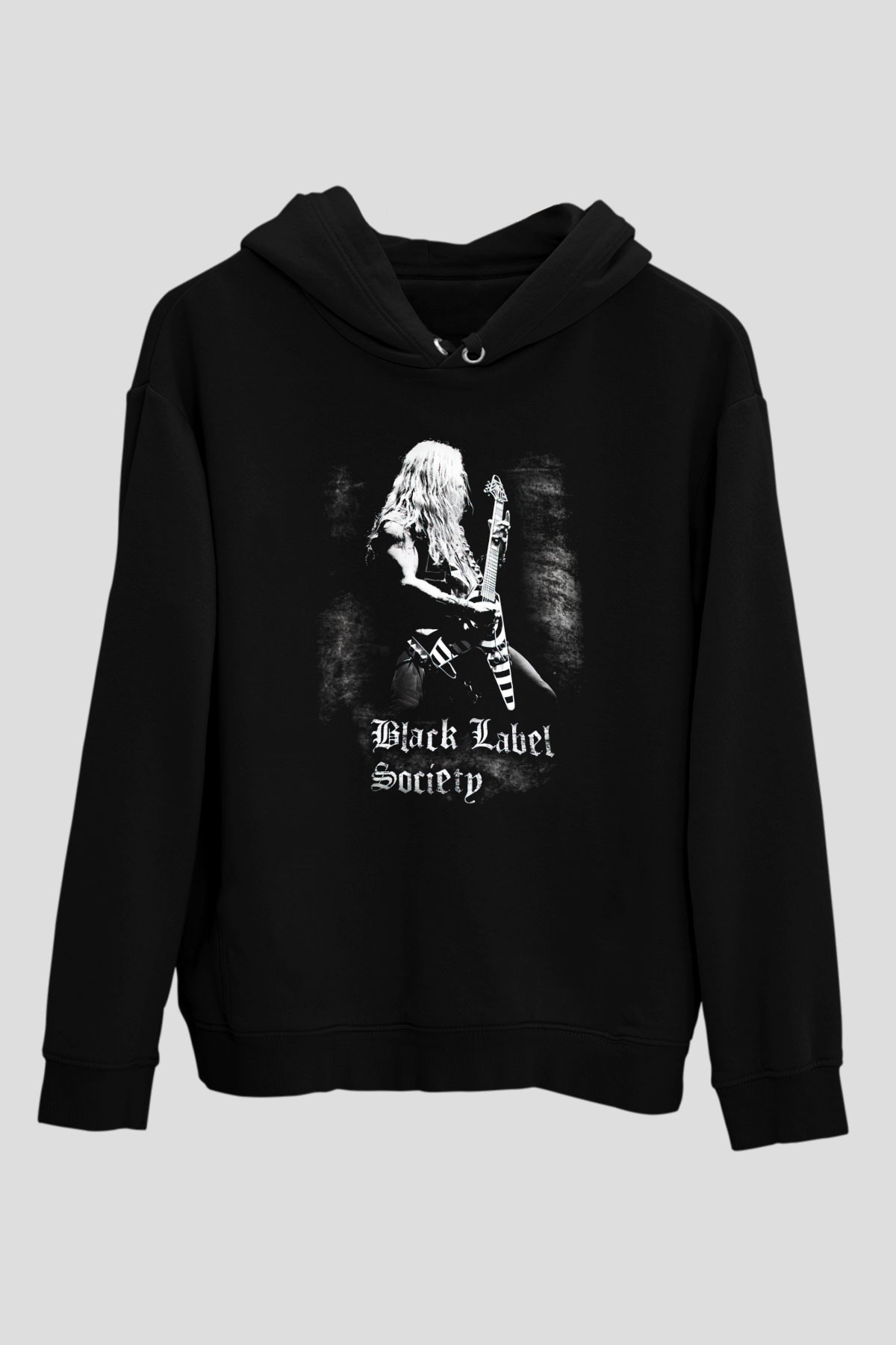 Black Label Society Siyah Unisex Kapüşonlu Sweatshirt