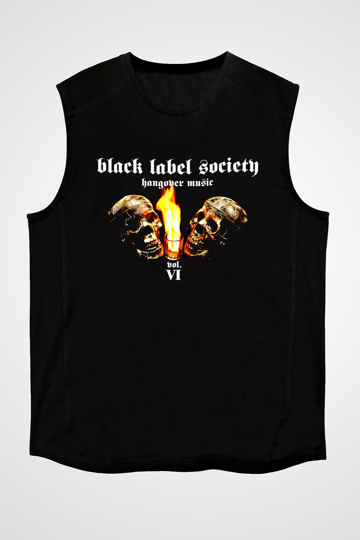 Black Label Society Siyah Unisex Kolsuz Tişört
