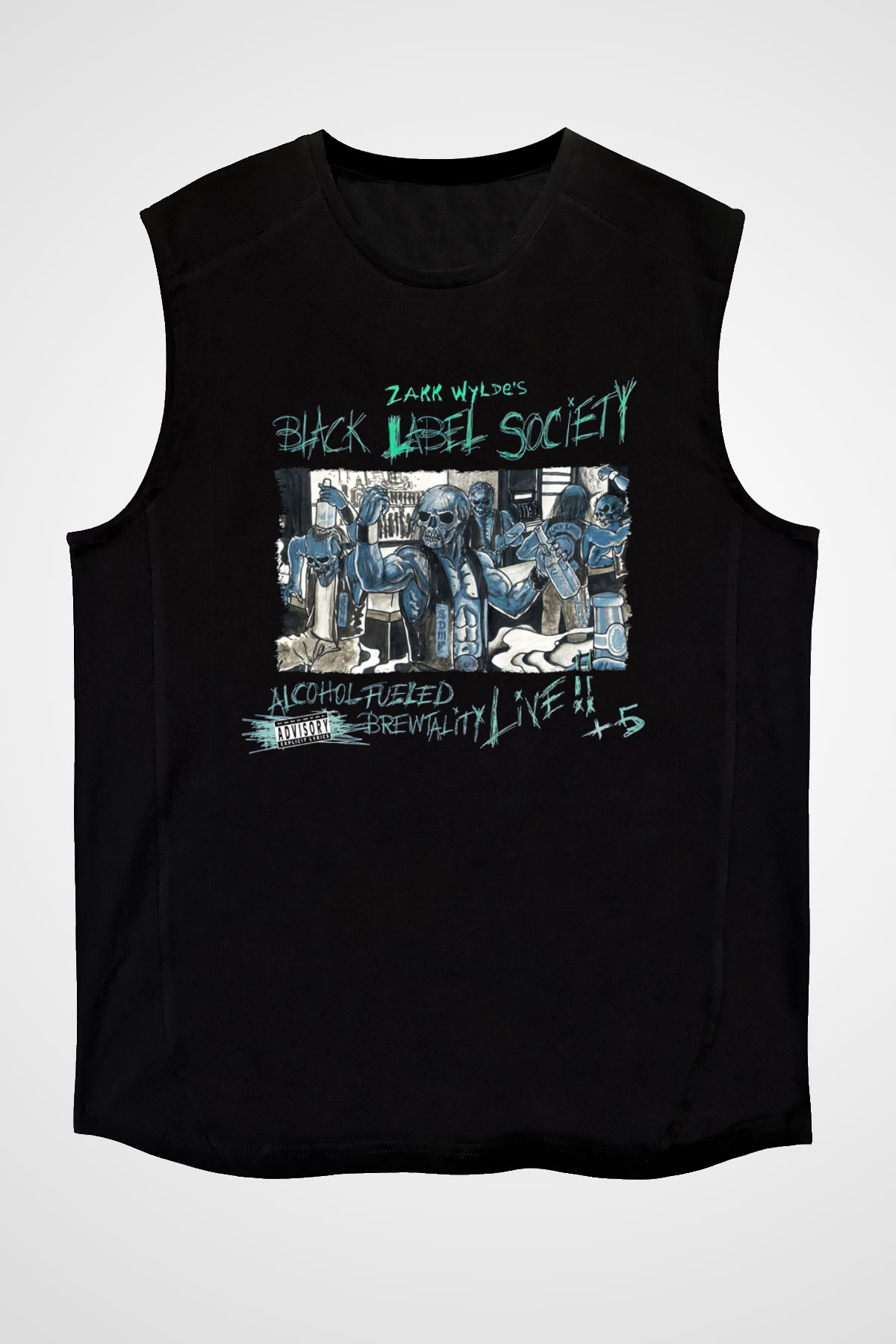 Black Label Society Siyah Unisex Kolsuz Tişört