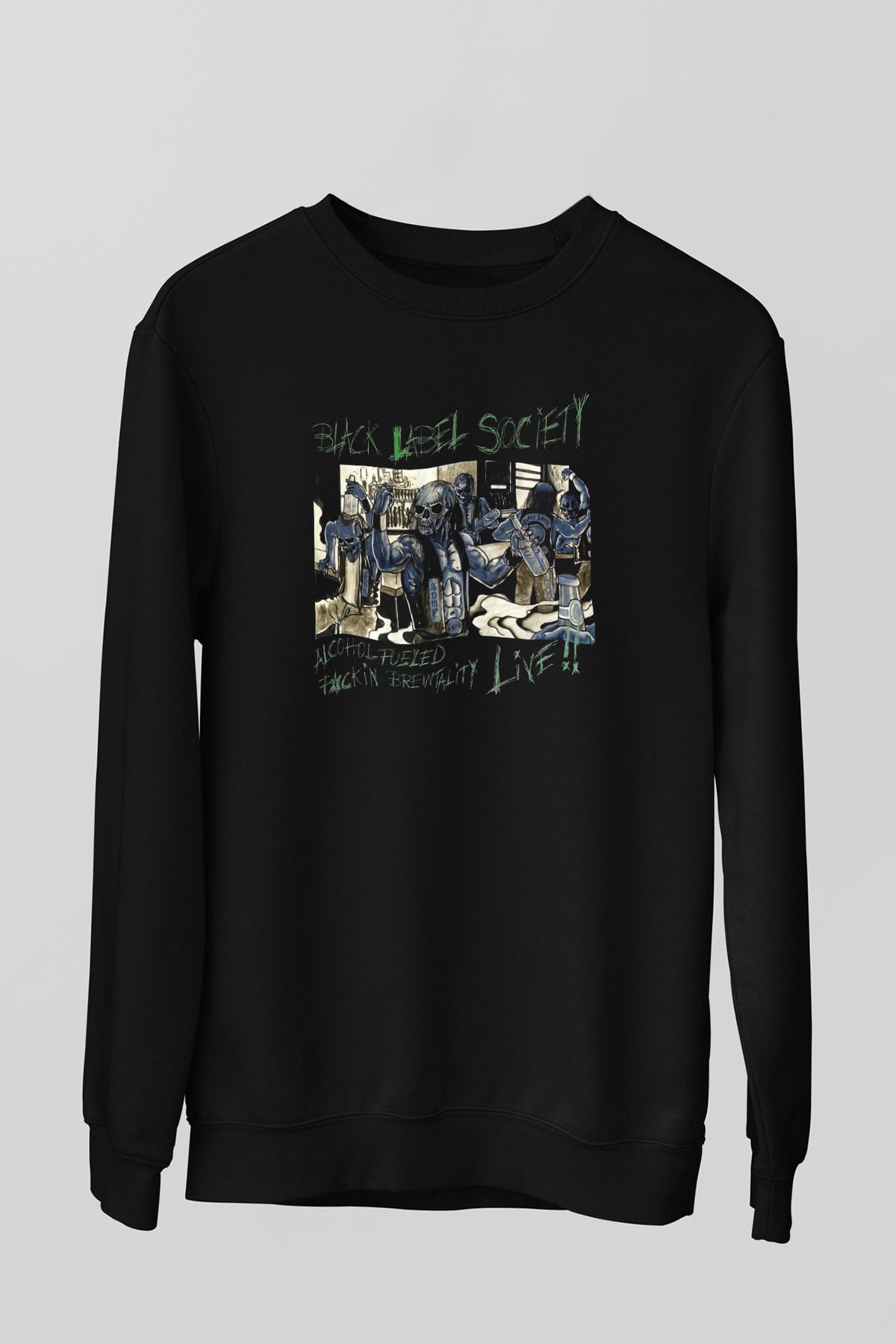 Black Label Society Siyah Unisex Sweatshirt