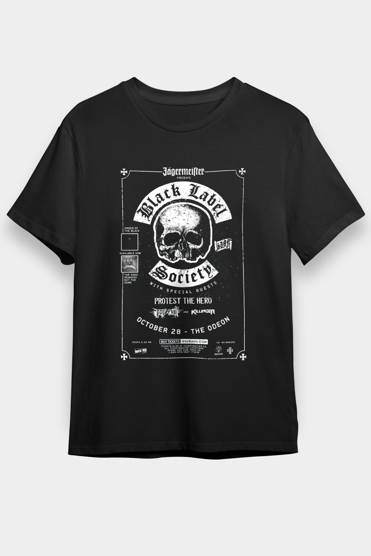 Black Label Society Siyah Unisex Tişört T-Shirt - TişörtFabrikası