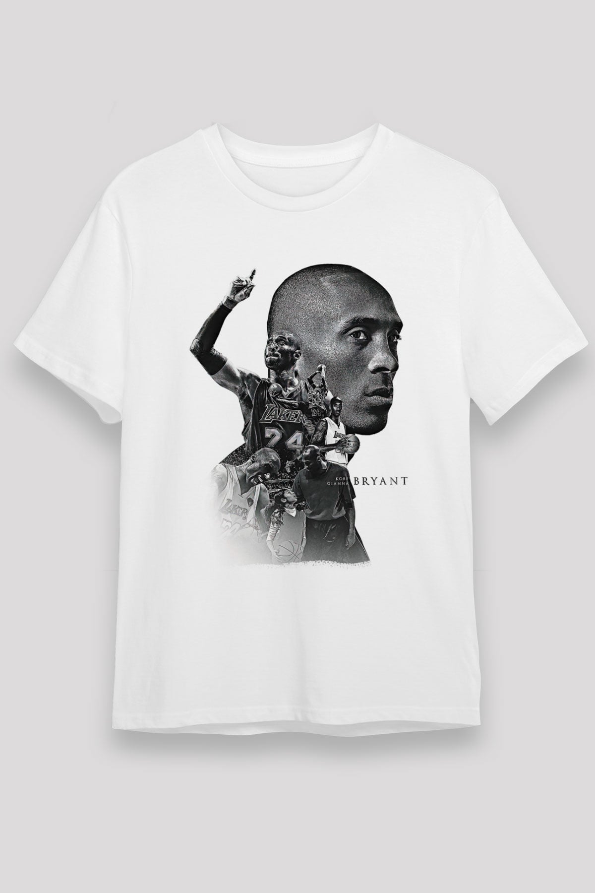 Black Mamba Baskılı Unisex Beyaz Tişört - Tshirt