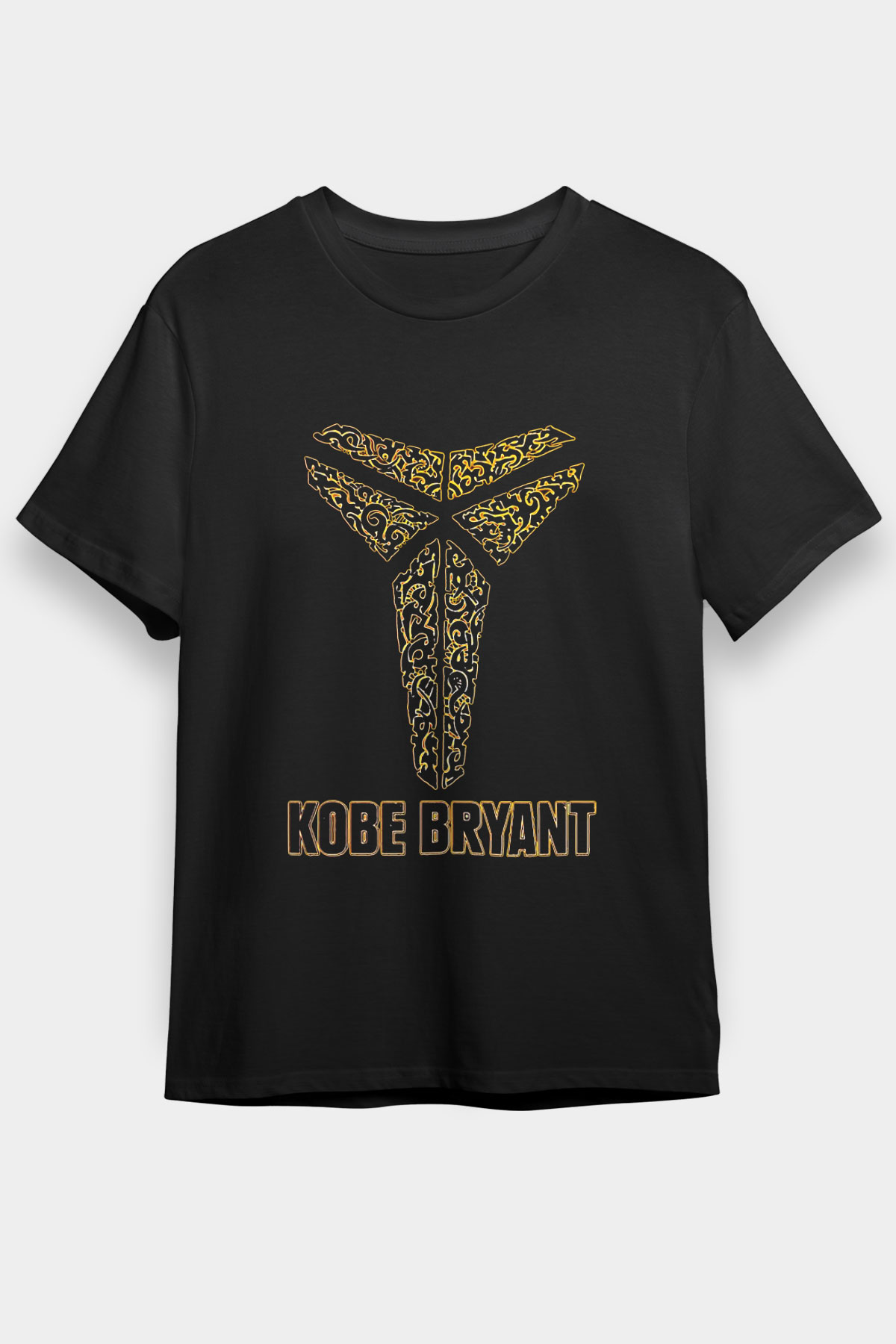 Black Mamba Baskılı Unisex Siyah Tişört - Tshirt