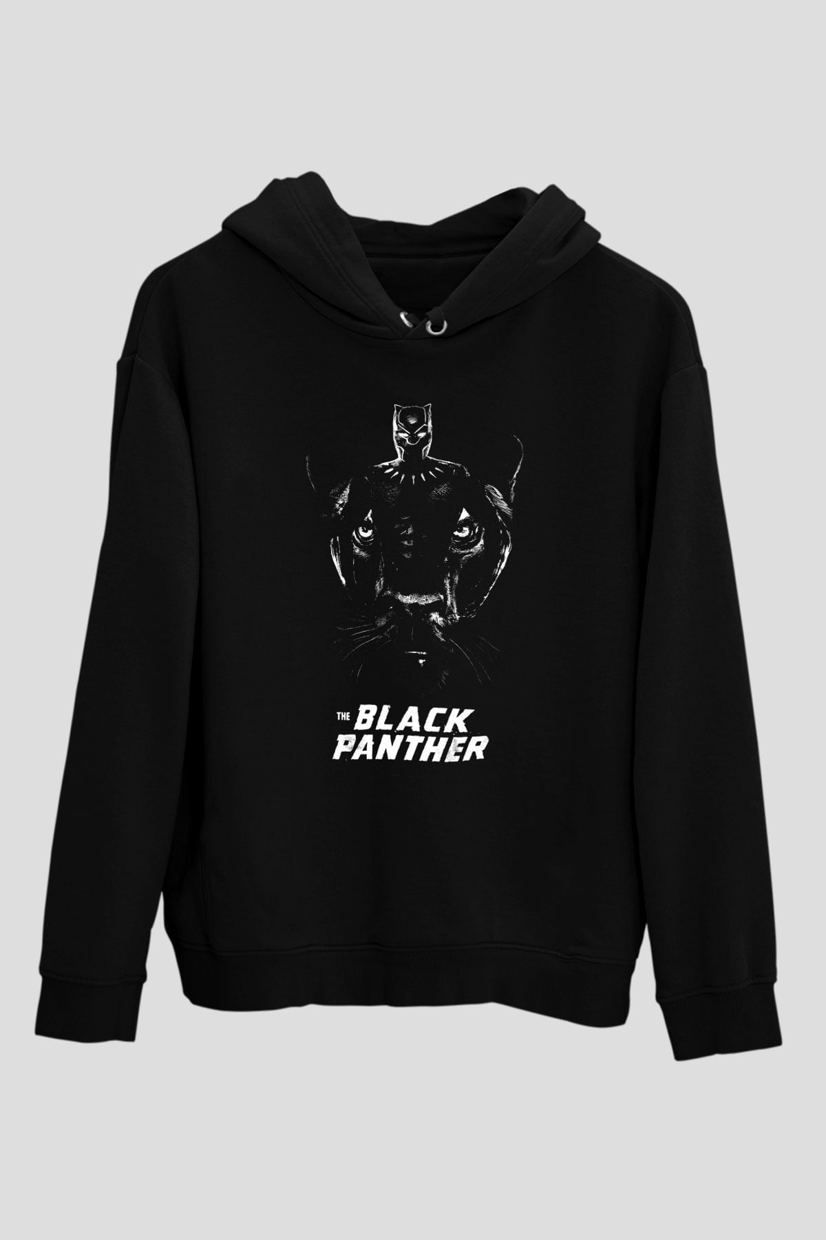 Black Panther Siyah Unisex Hoodie