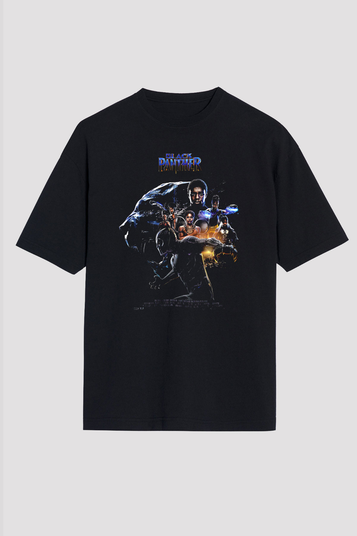 Black Panther Siyah Unisex Tişört T-Shirt