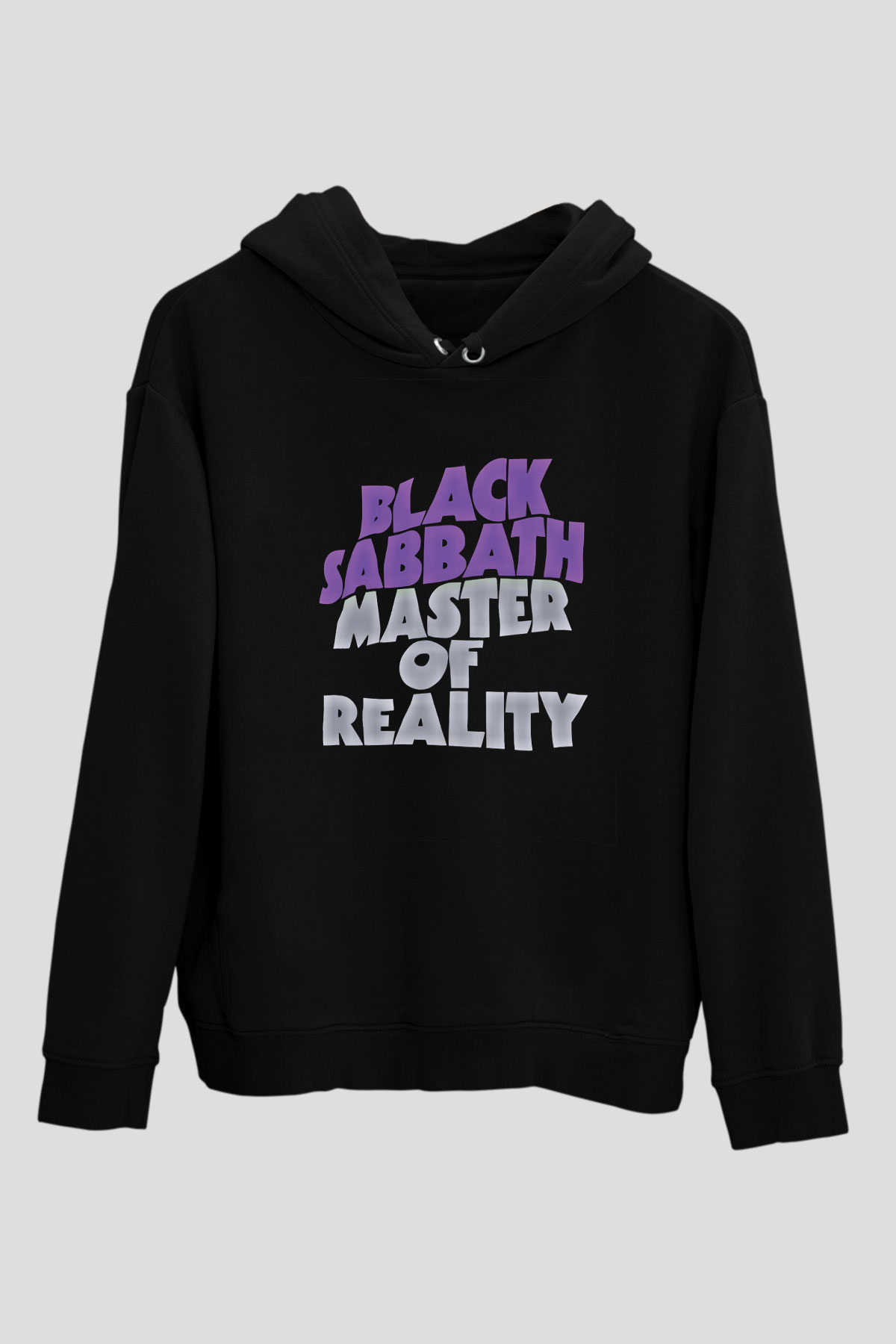 Black Sabbath Baskılı Unisex Siyah Hoodie