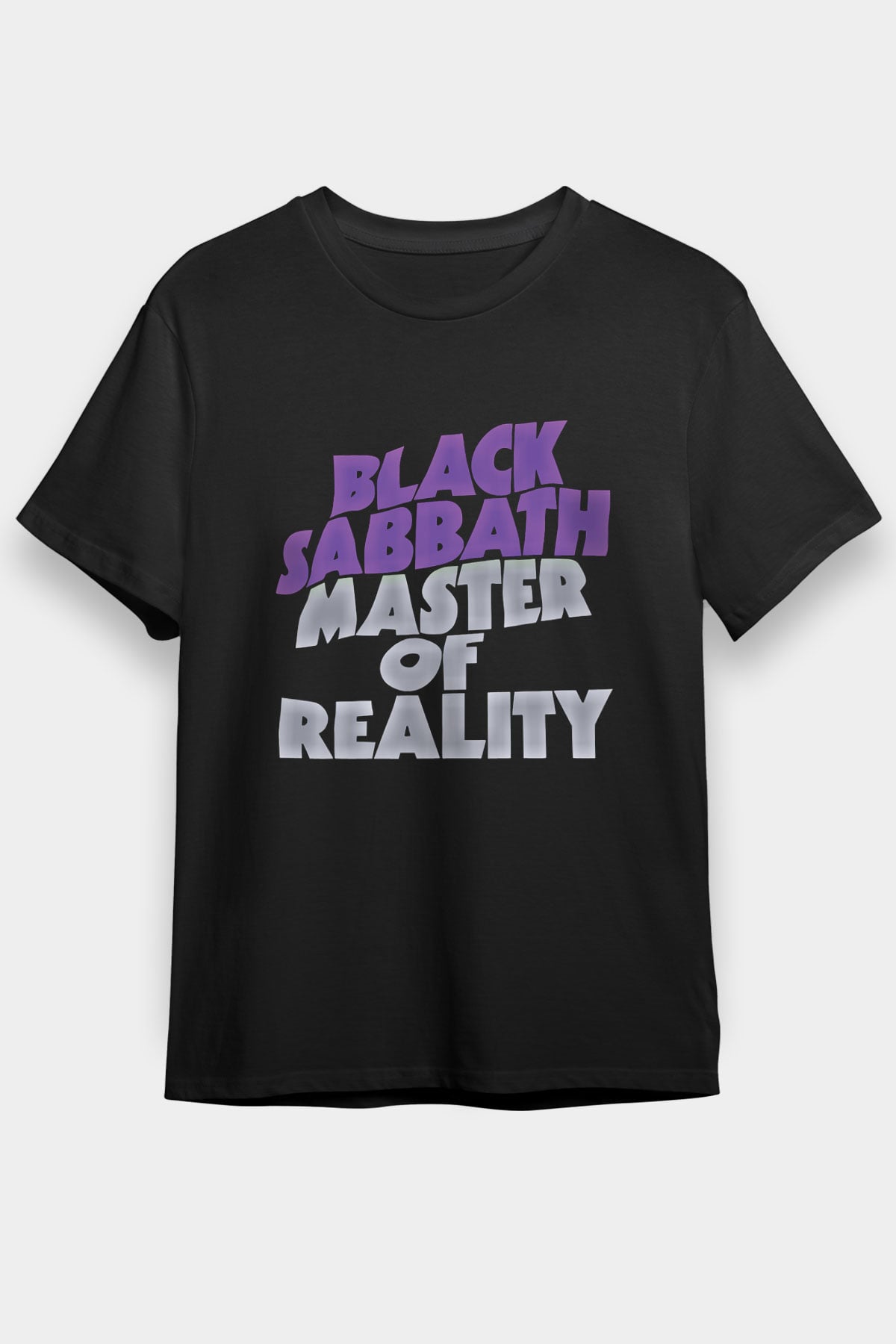 Black Sabbath Baskılı Unisex Siyah Tişört