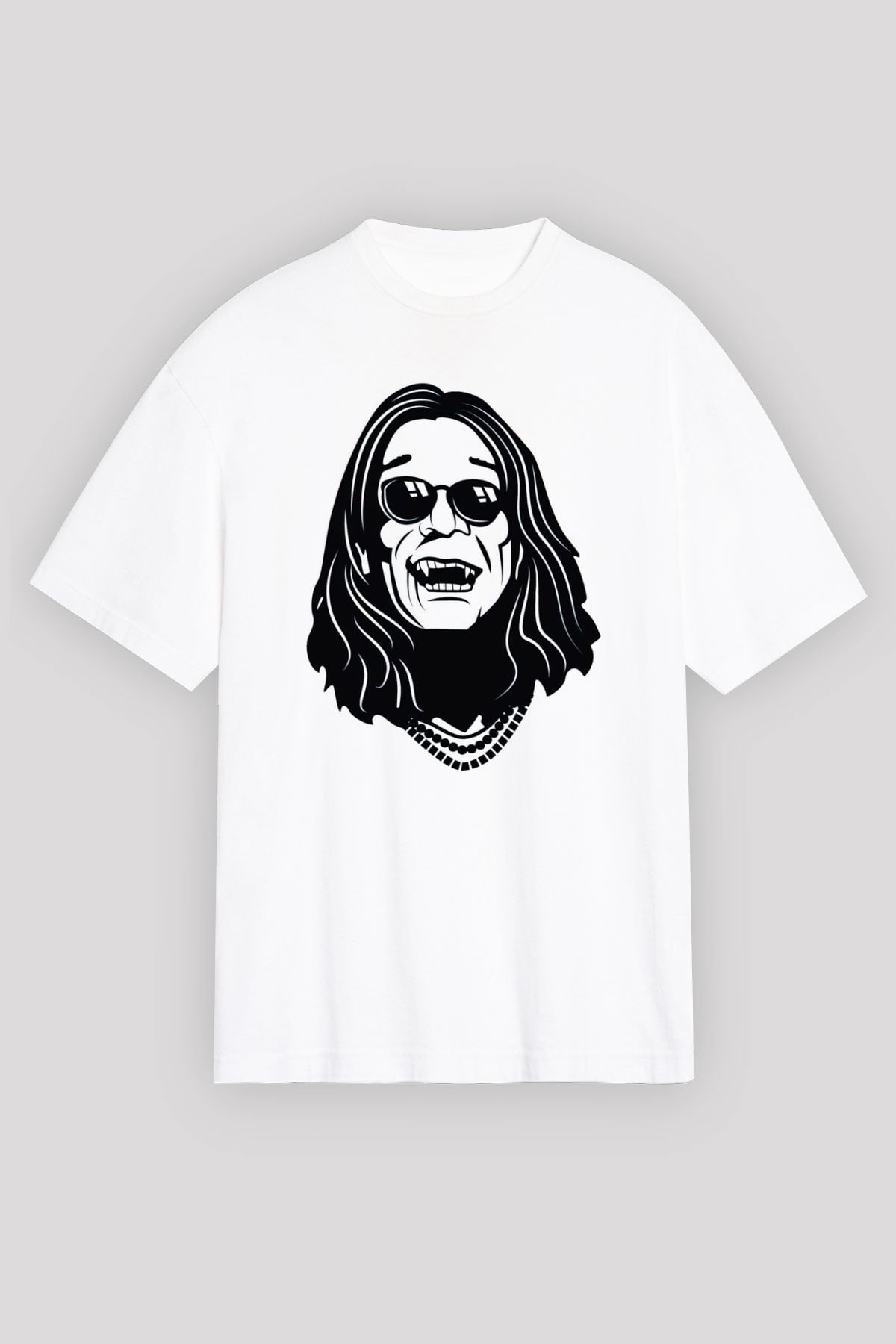 Black Sabbath Beyaz Unisex Tişört T-Shirt - TişörtFabrikası