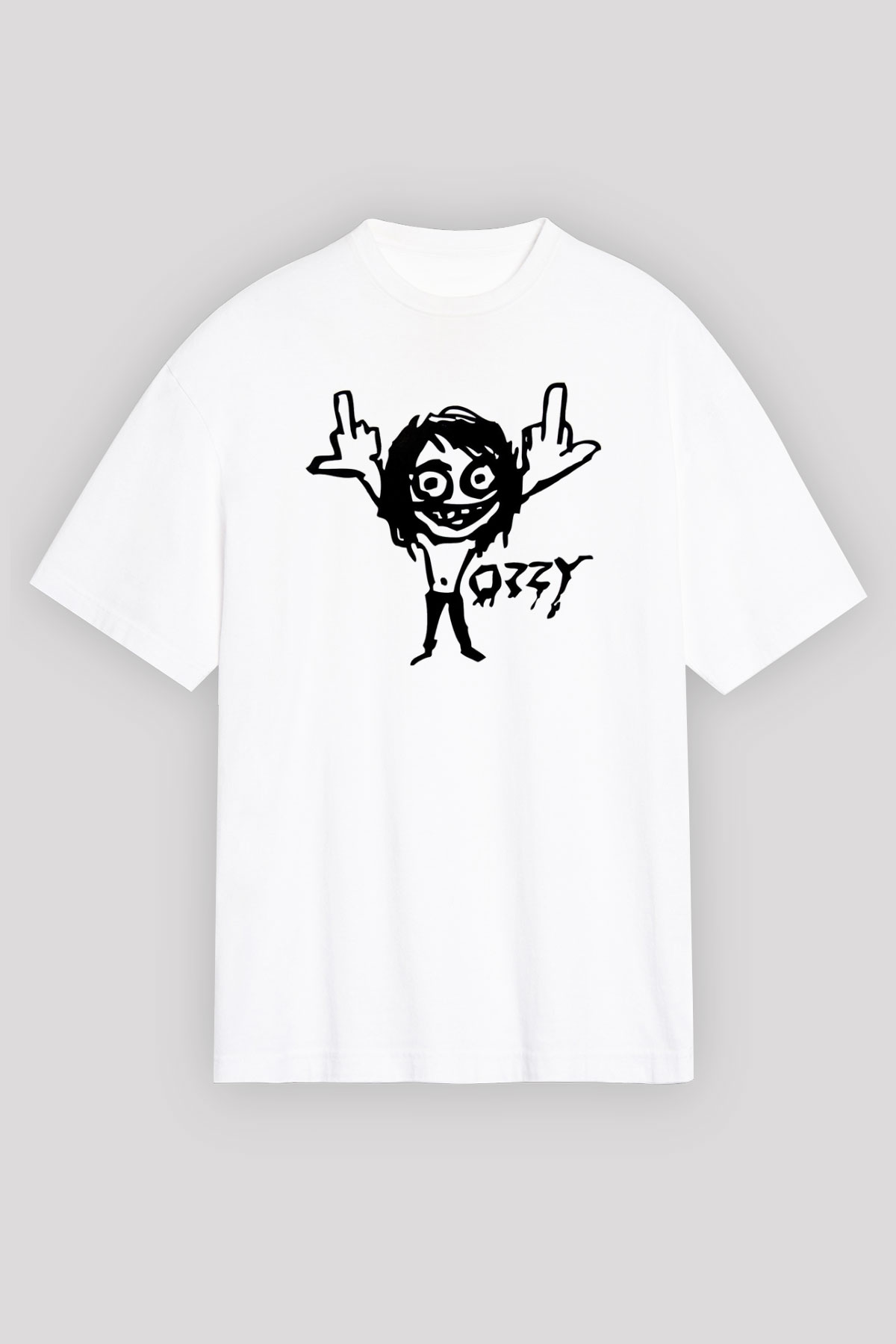 Black Sabbath Beyaz Unisex Tişört T-Shirt - TişörtFabrikası