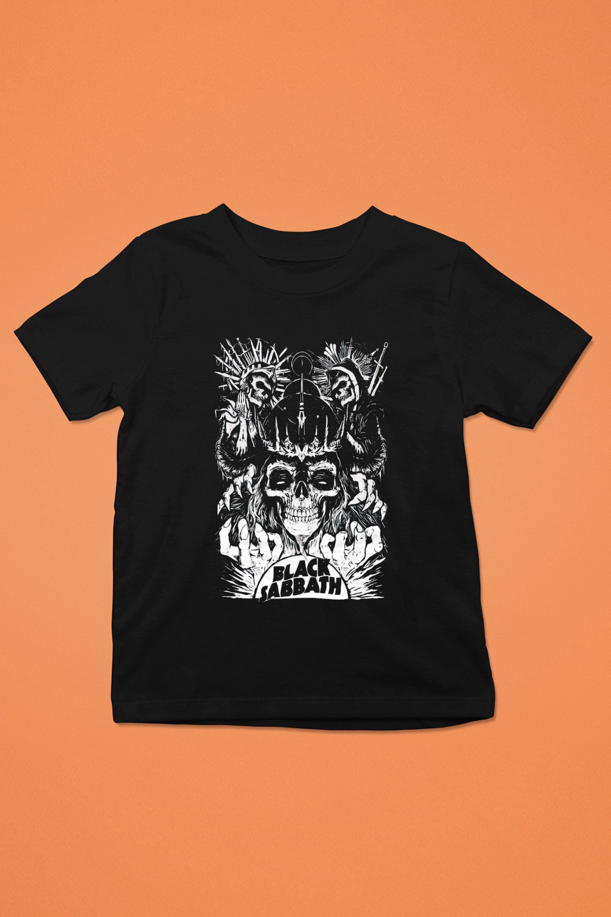 Black Sabbath Siyah Unisex Çocuk Tişört