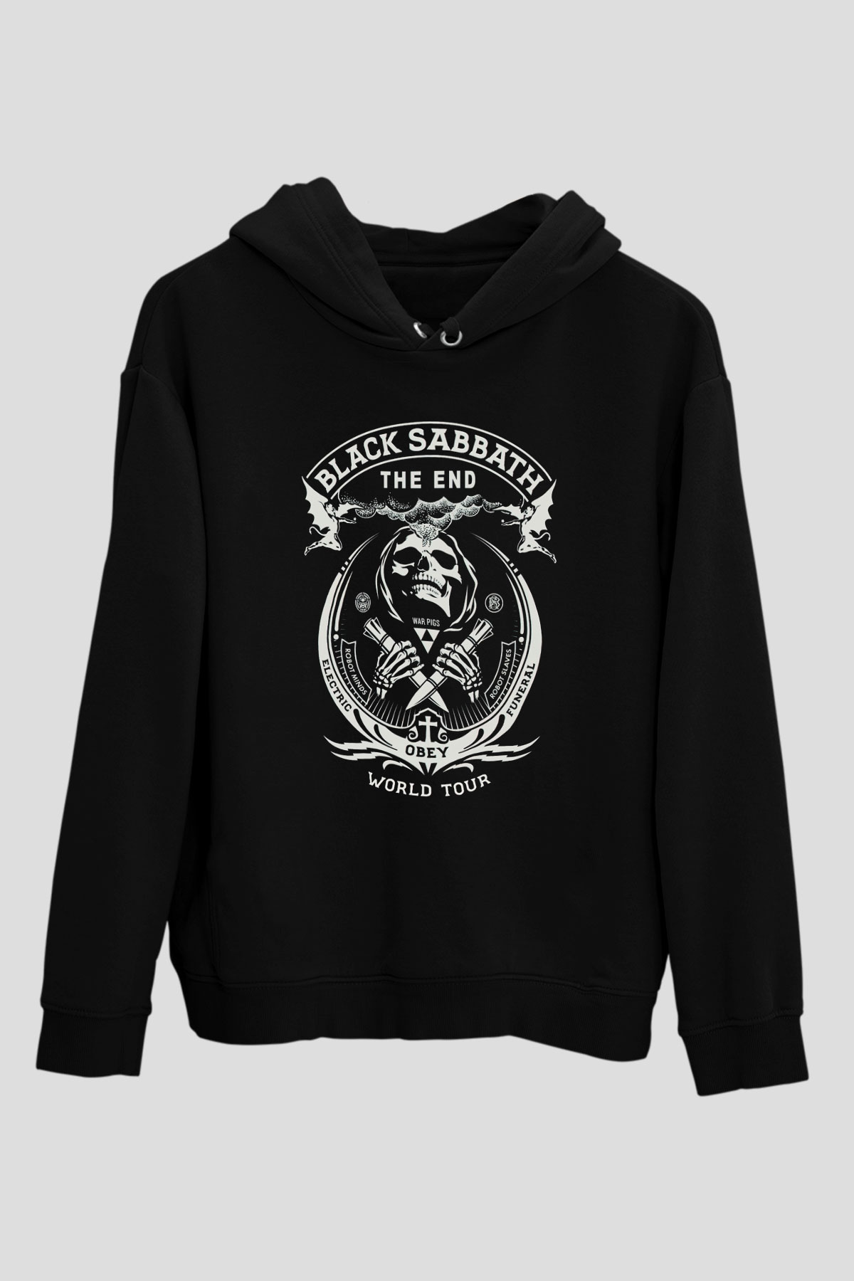Black Sabbath Siyah Unisex Hoodie