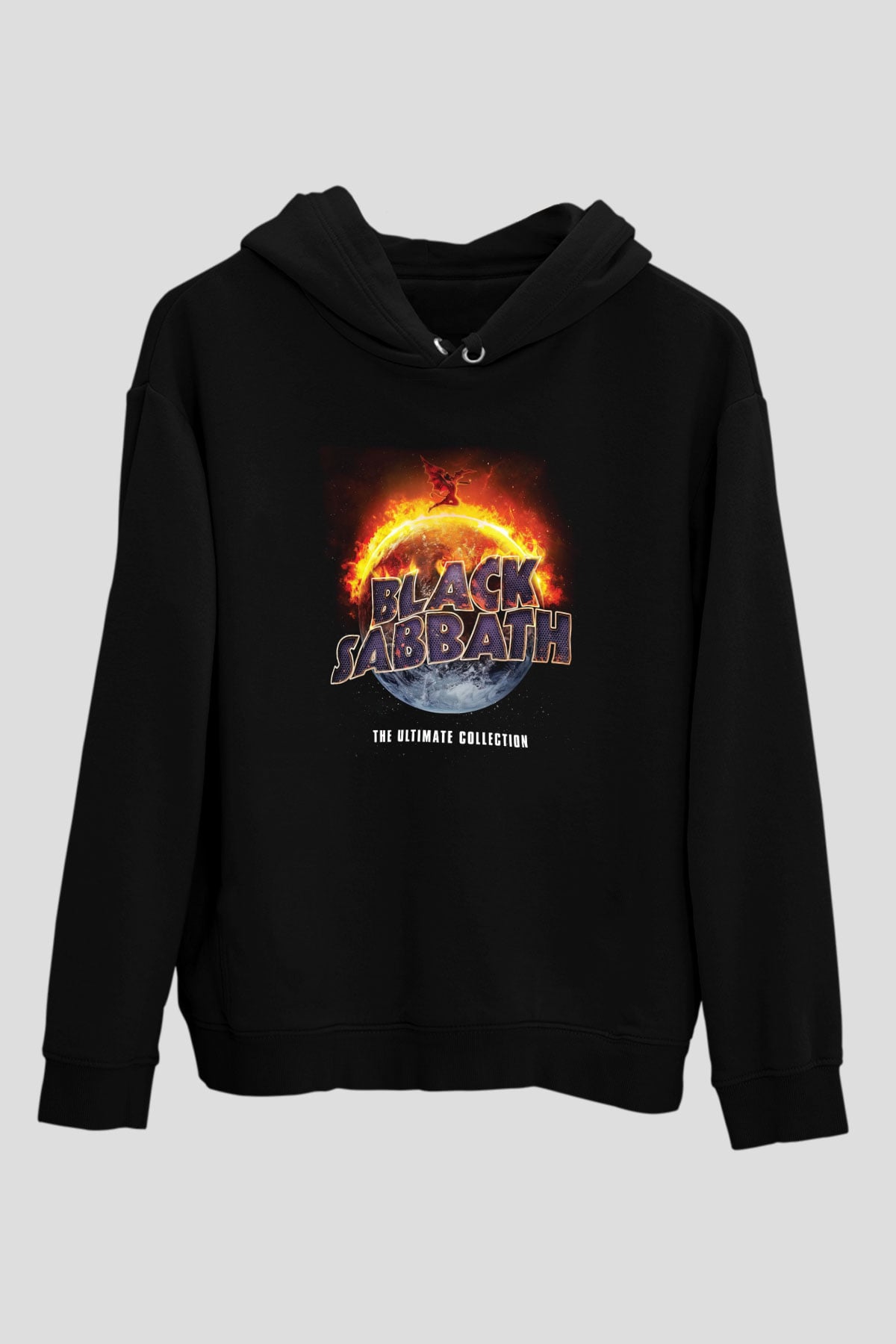 Black Sabbath Siyah Unisex Kapüşonlu Sweatshirt
