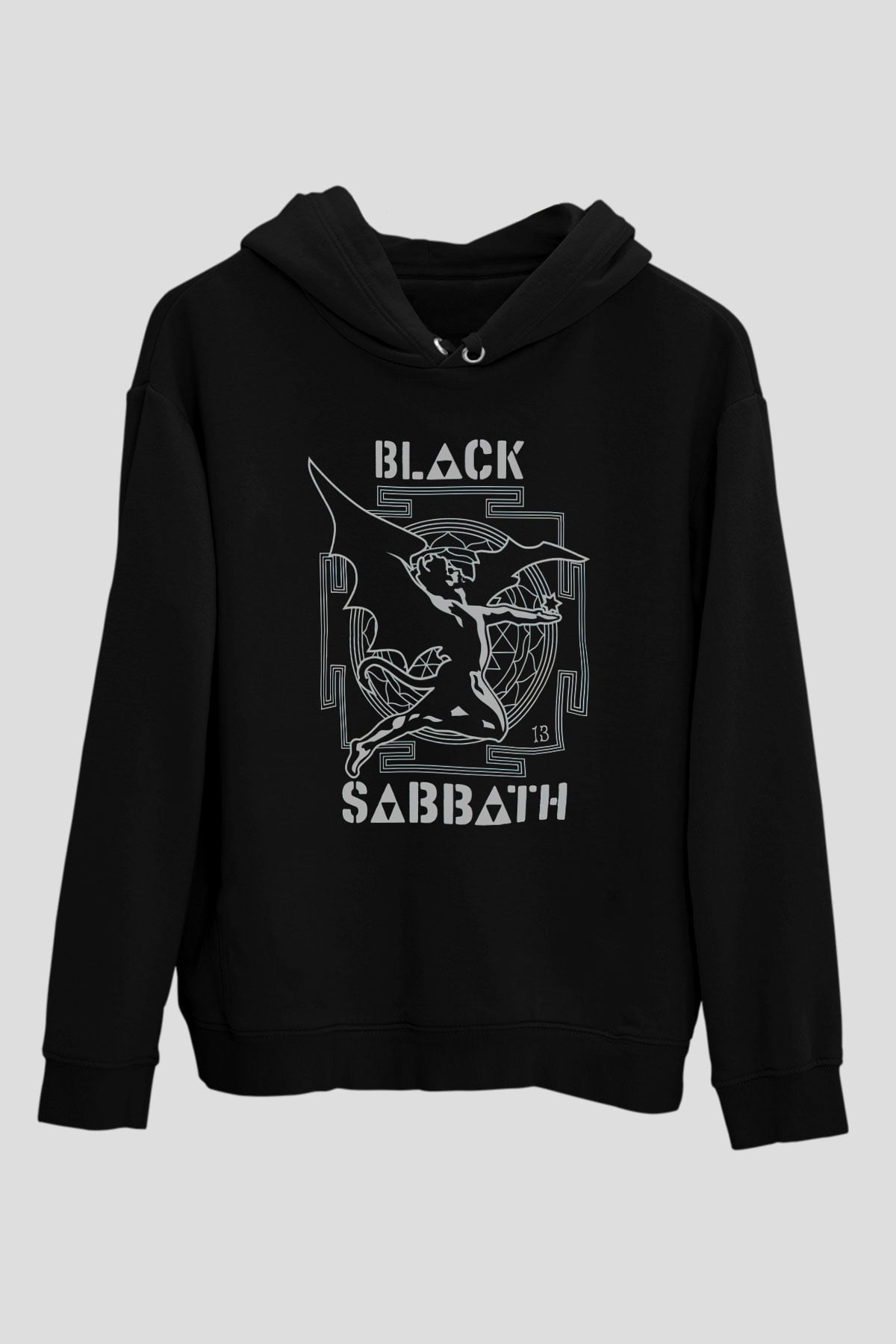 Black Sabbath Siyah Unisex Kapüşonlu Sweatshirt