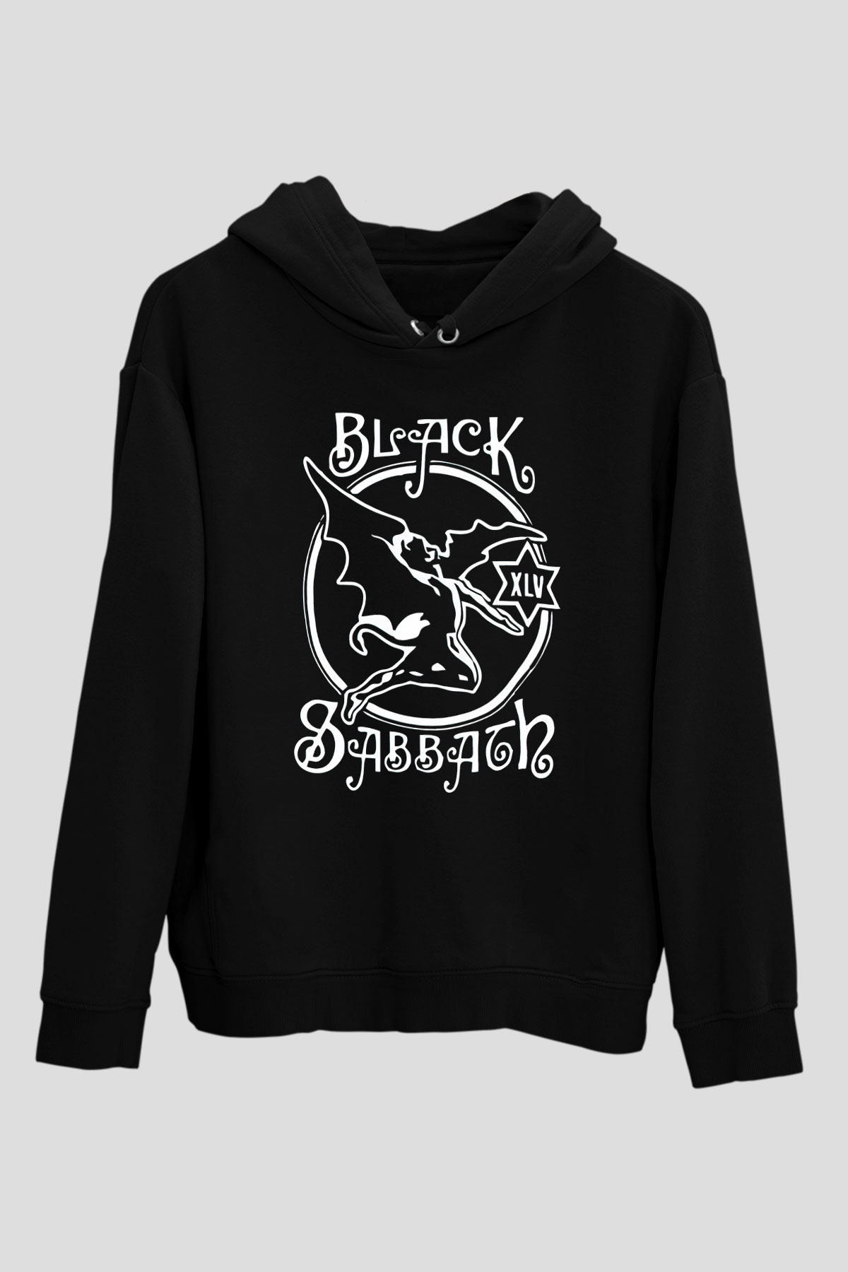 Black Sabbath Siyah Unisex Kapüşonlu Sweatshirt
