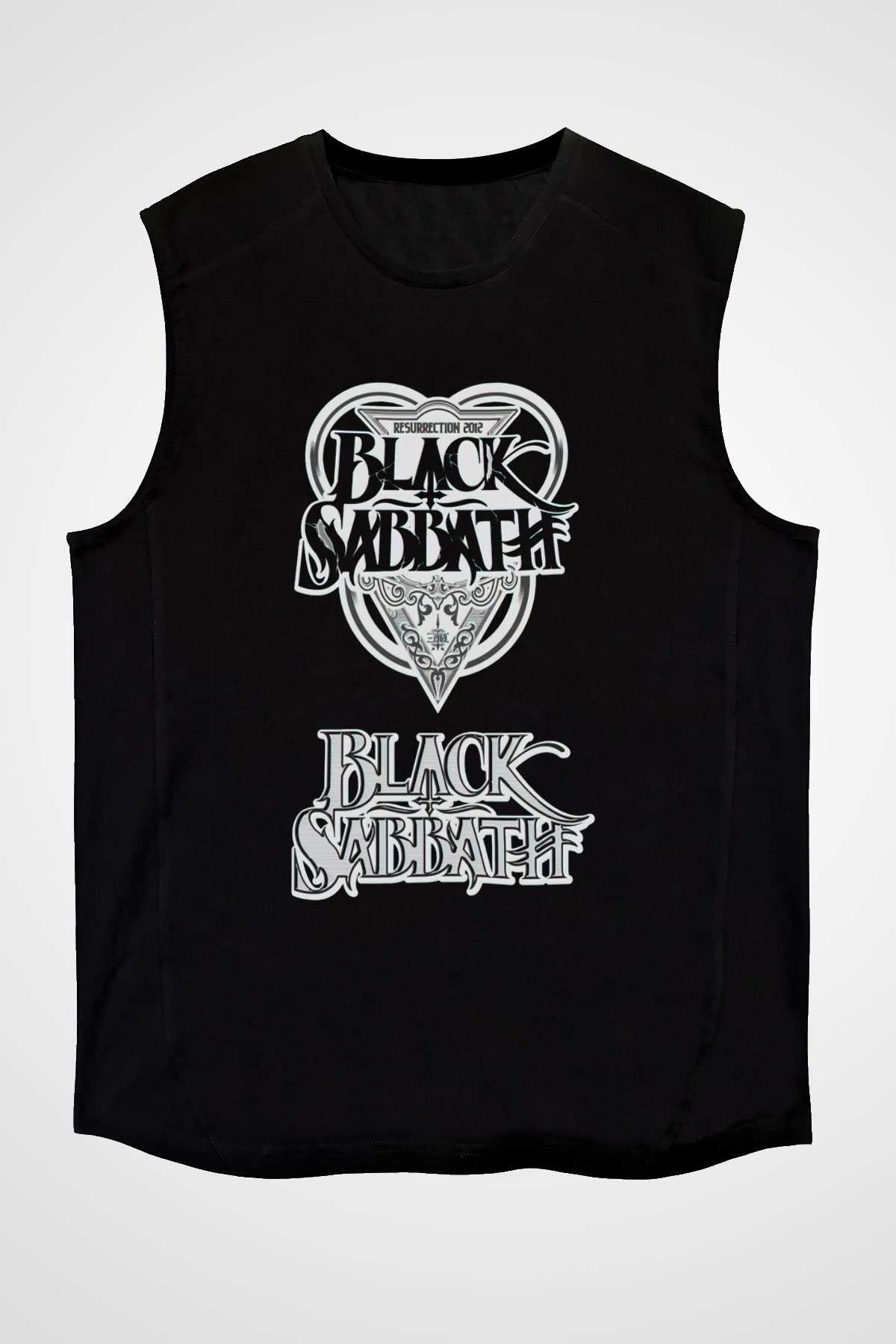 Black Sabbath Siyah Unisex Kolsuz Tişört