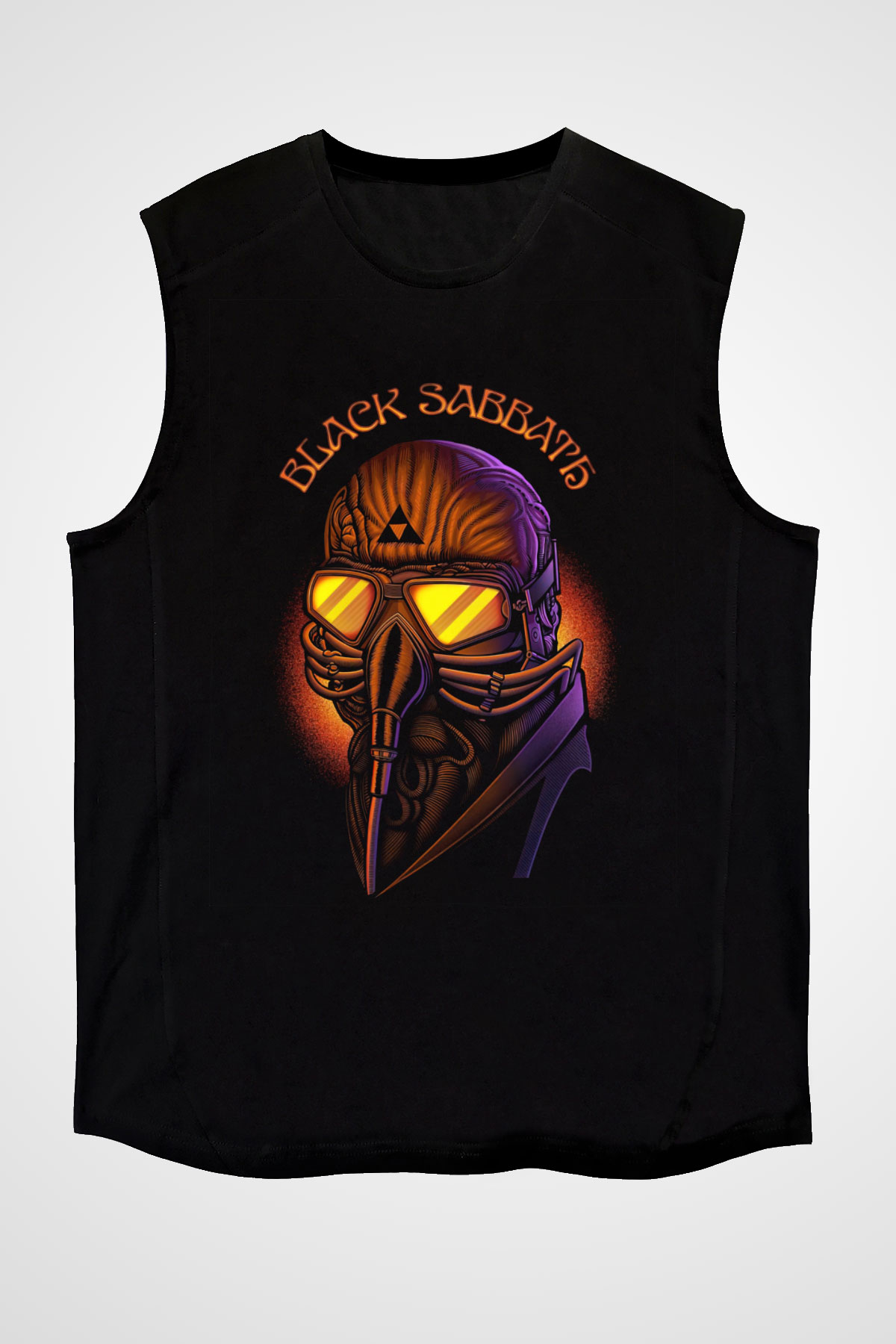 Black Sabbath Siyah Unisex Kolsuz Tişört