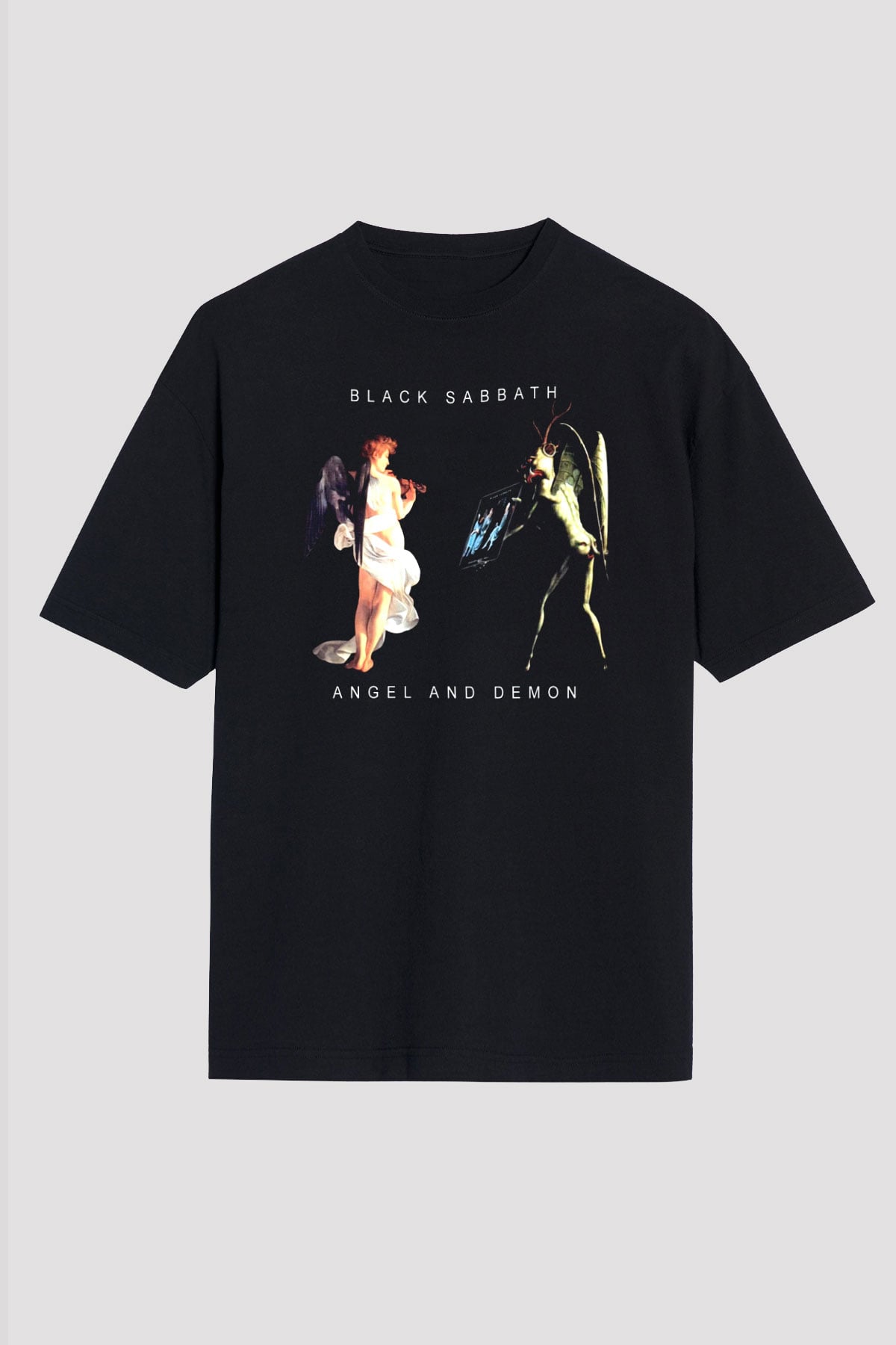 Black Sabbath Siyah Unisex Oversize Tişört T-Shirt