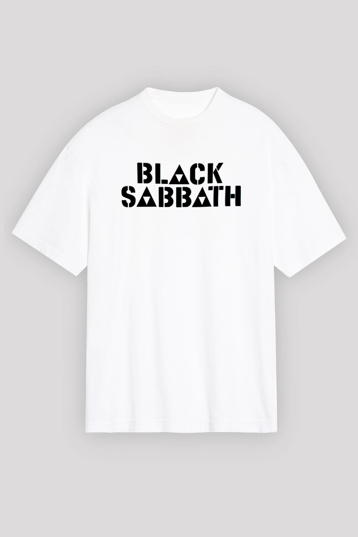 Black Sabbath Siyah Unisex Oversize Tişört T-Shirt