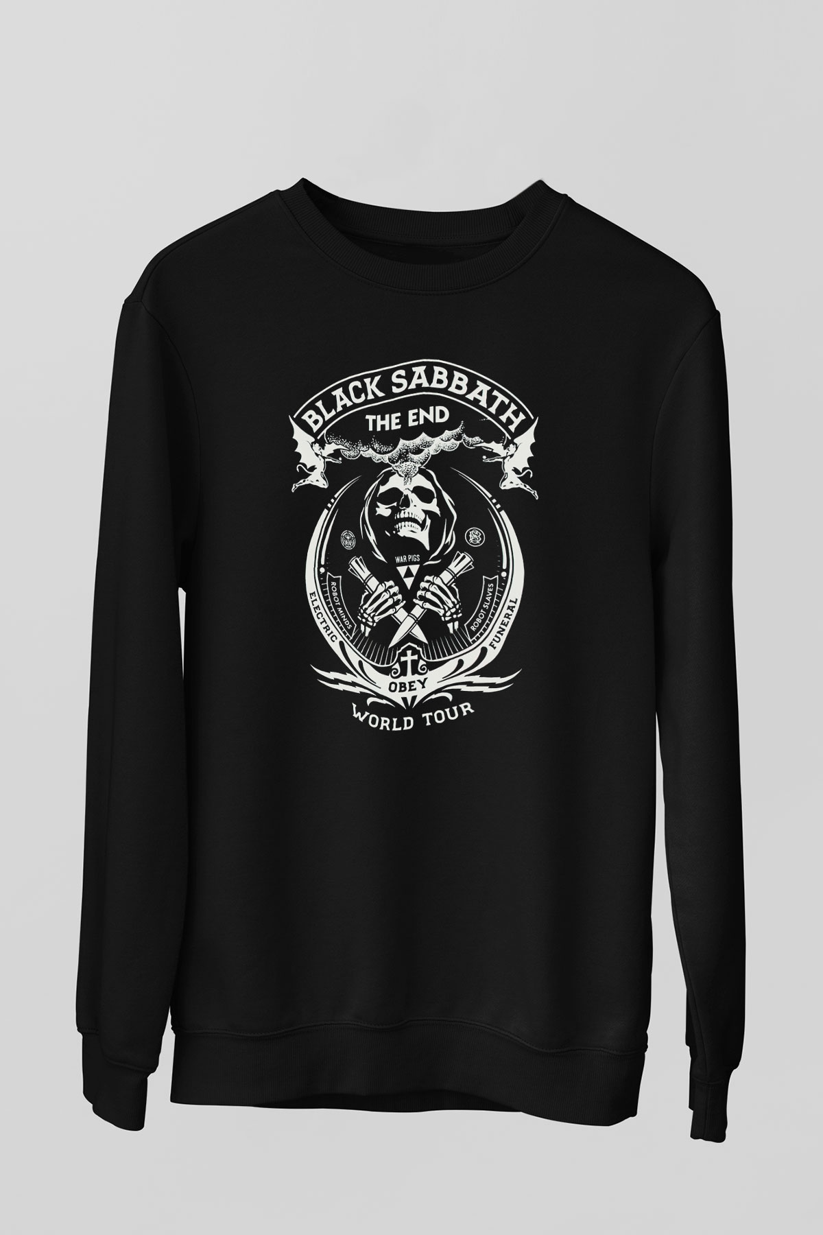 Black Sabbath Siyah Unisex Sweatshirt
