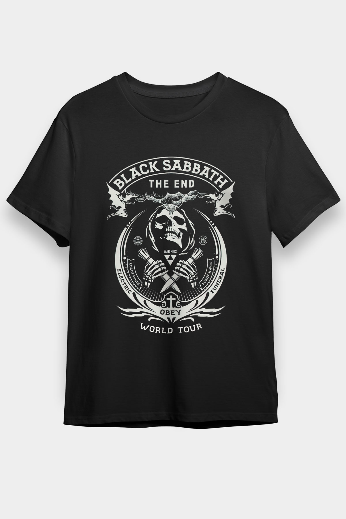 Black Sabbath Siyah Unisex Tişört T-Shirt - TişörtFabrikası