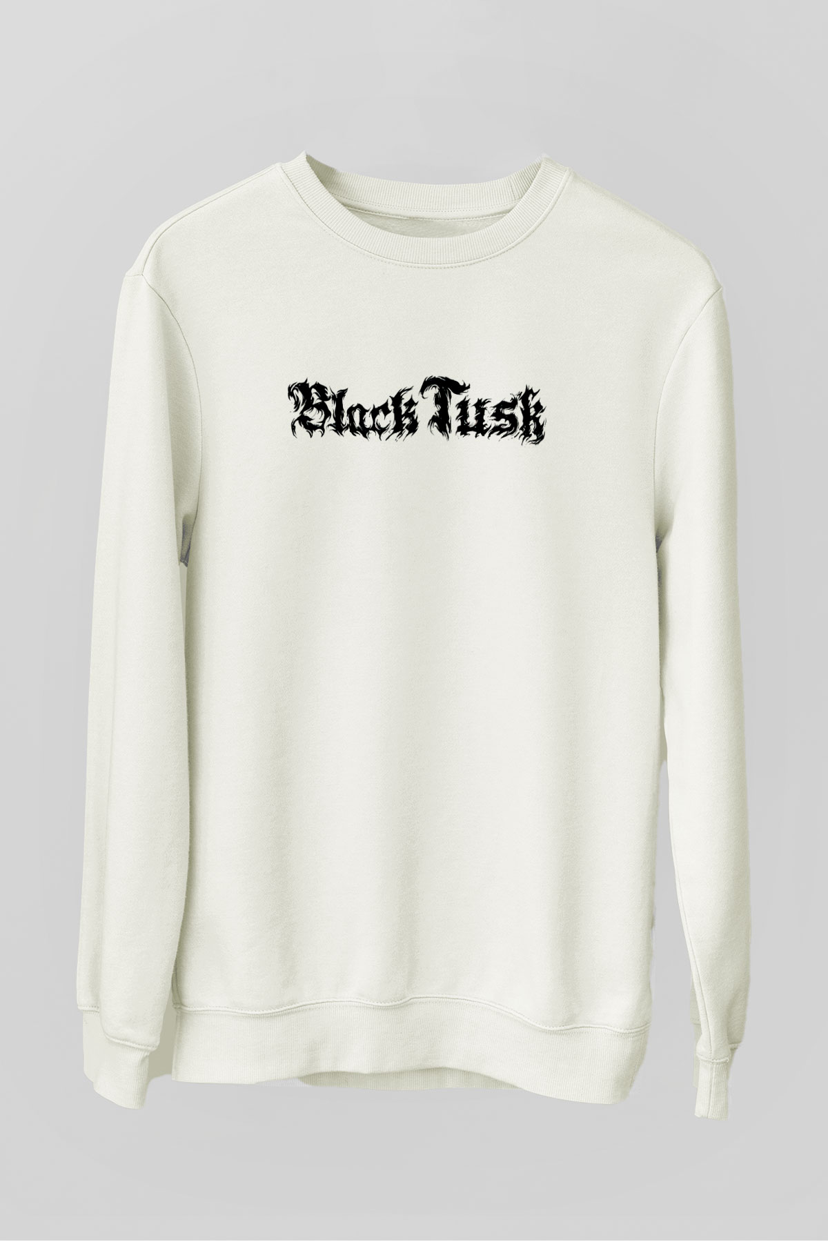 Black Tusk Beyaz Unisex Sweatshirt