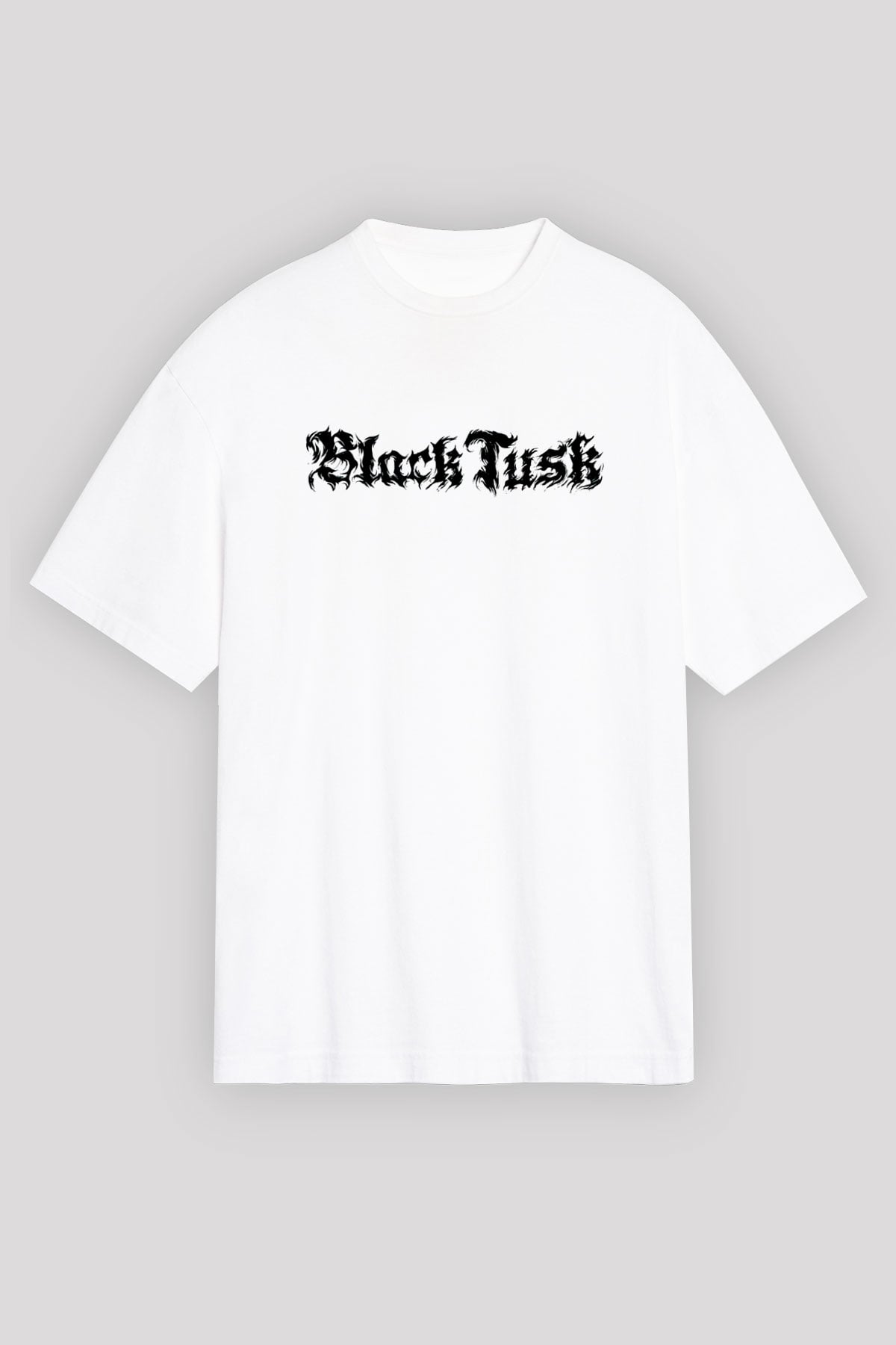 Black Tusk Beyaz Unisex Tişört T-Shirt - TişörtFabrikası