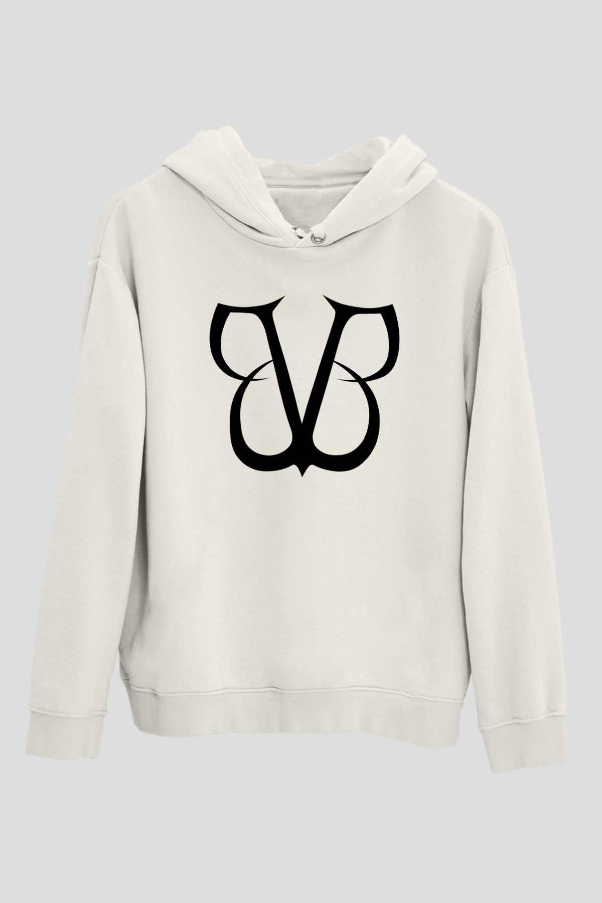 Black Veil Brides Beyaz Unisex Kapşonlu Sweatshirt