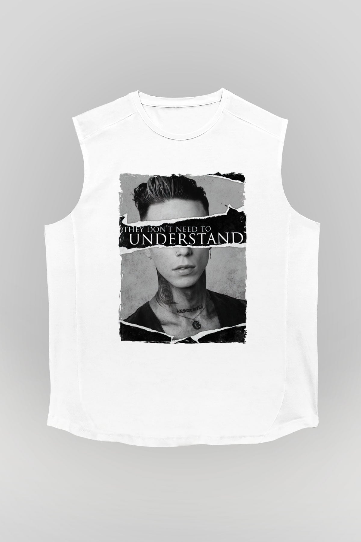 Black Veil Brides Beyaz Unisex Kolsuz Tişört