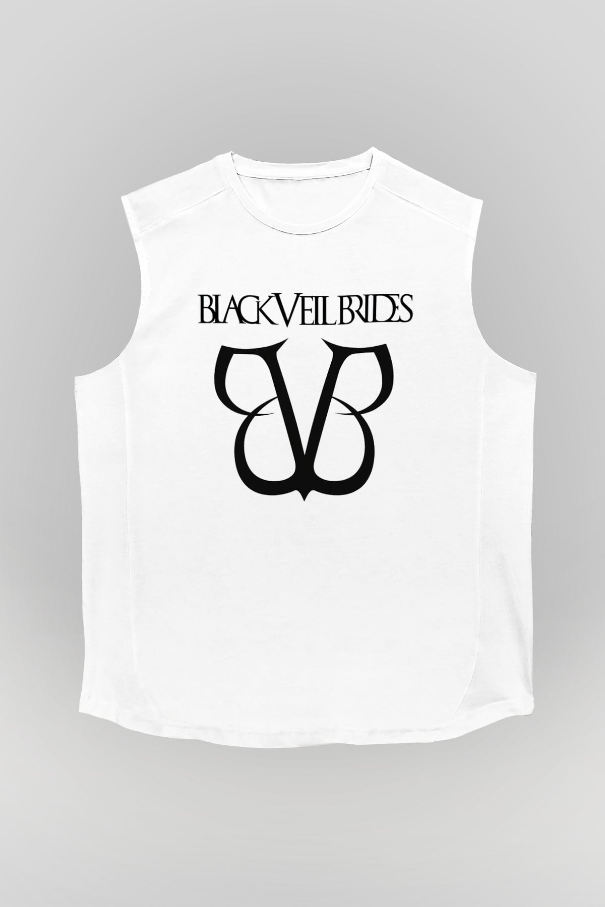 Black Veil Brides Beyaz Unisex Kolsuz Tişört