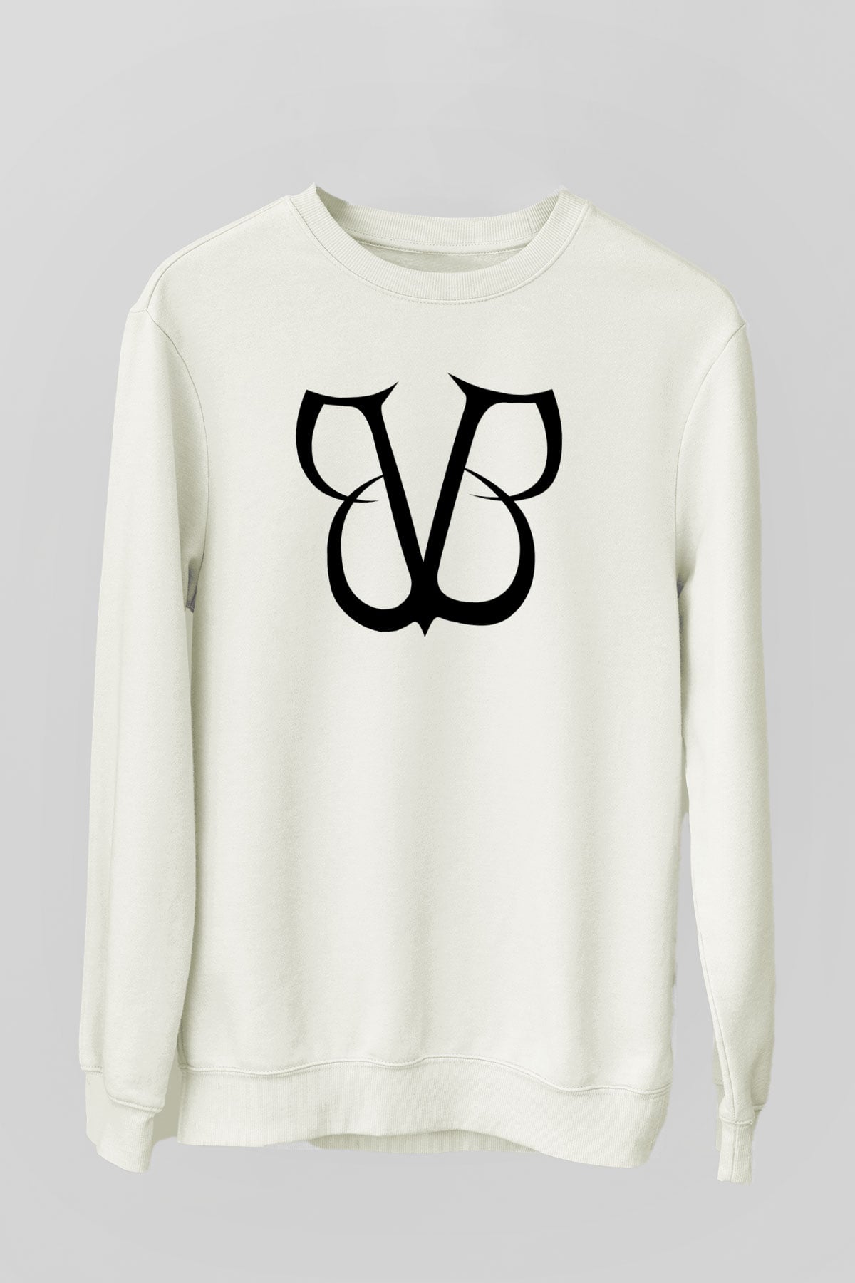 Black Veil Brides Beyaz Unisex Sweatshirt