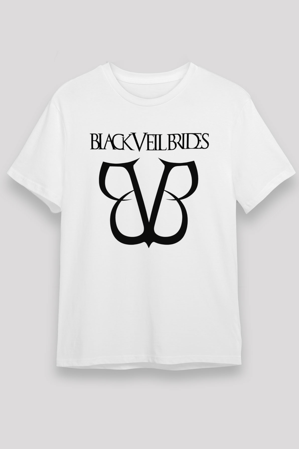 Black Veil Brides Beyaz Unisex Tişört T-Shirt - TişörtFabrikası