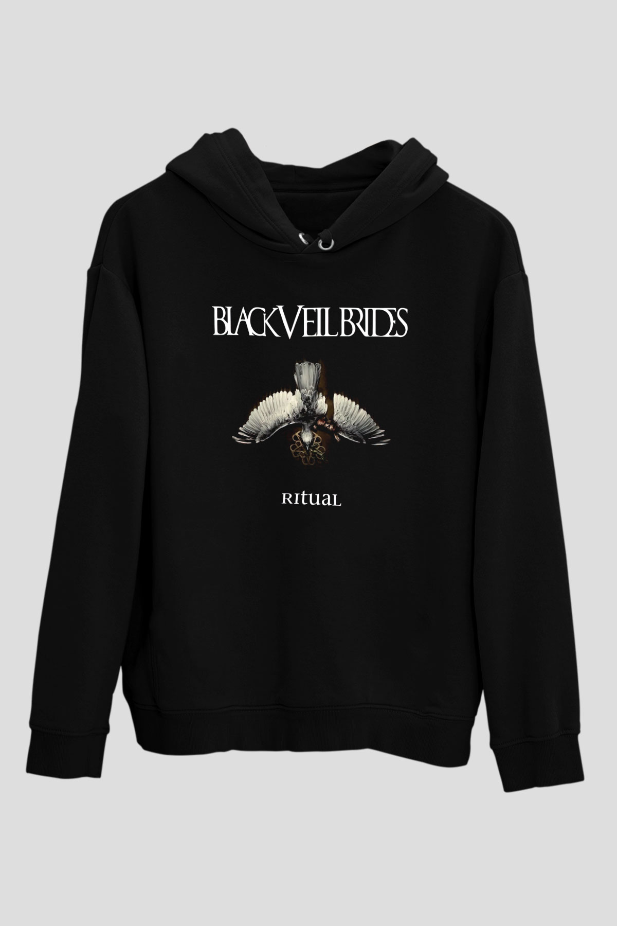 Black Veil Brides Siyah Unisex Kapüşonlu Sweatshirt