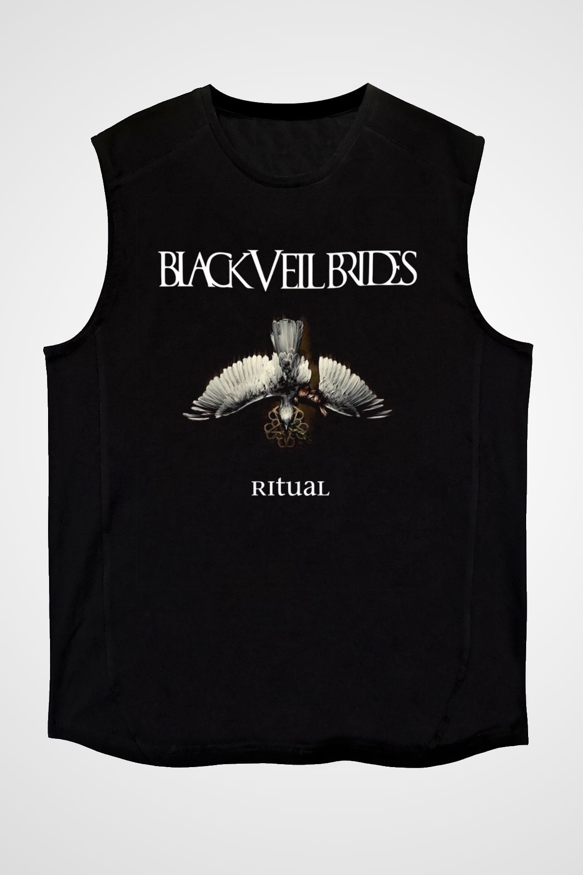 Black Veil Brides Siyah Unisex Kolsuz Tişört