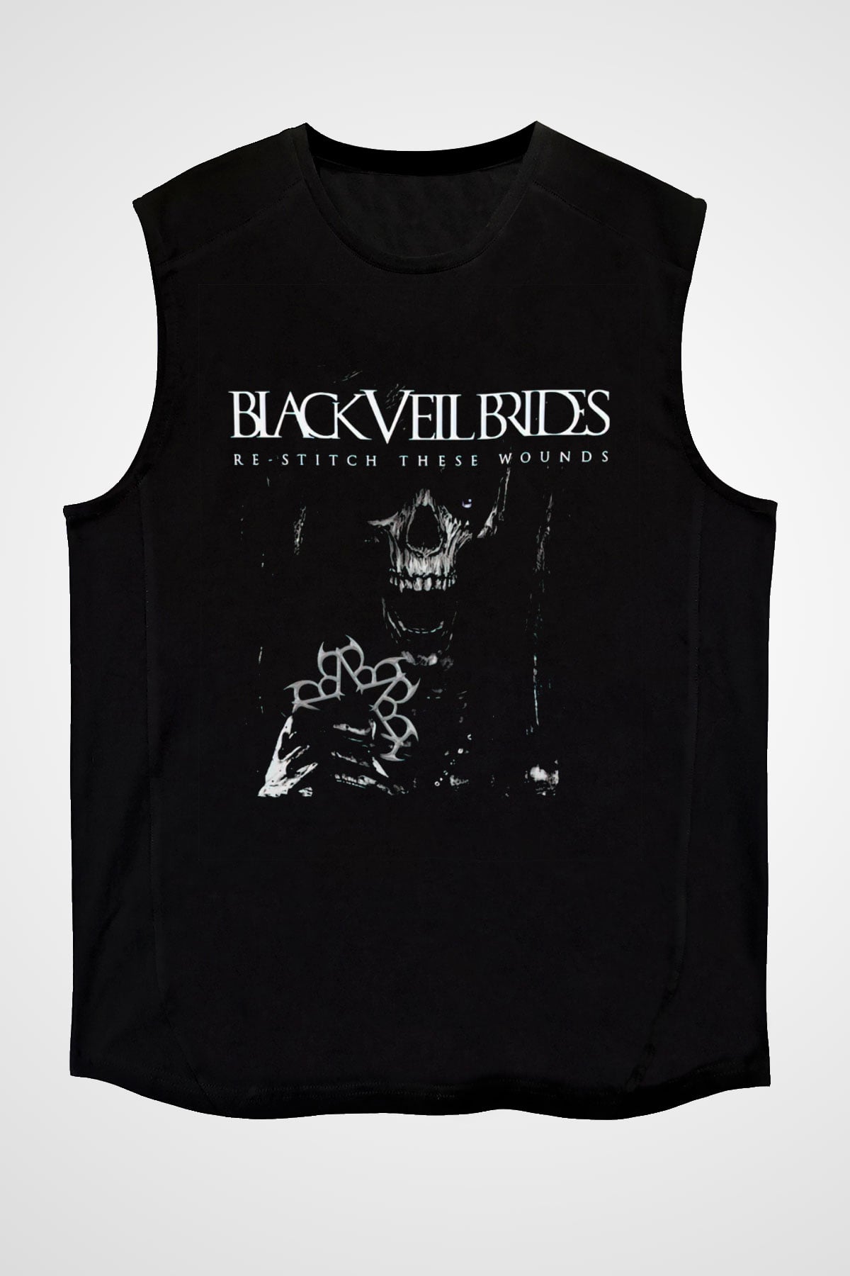 Black Veil Brides Siyah Unisex Kolsuz Tişört