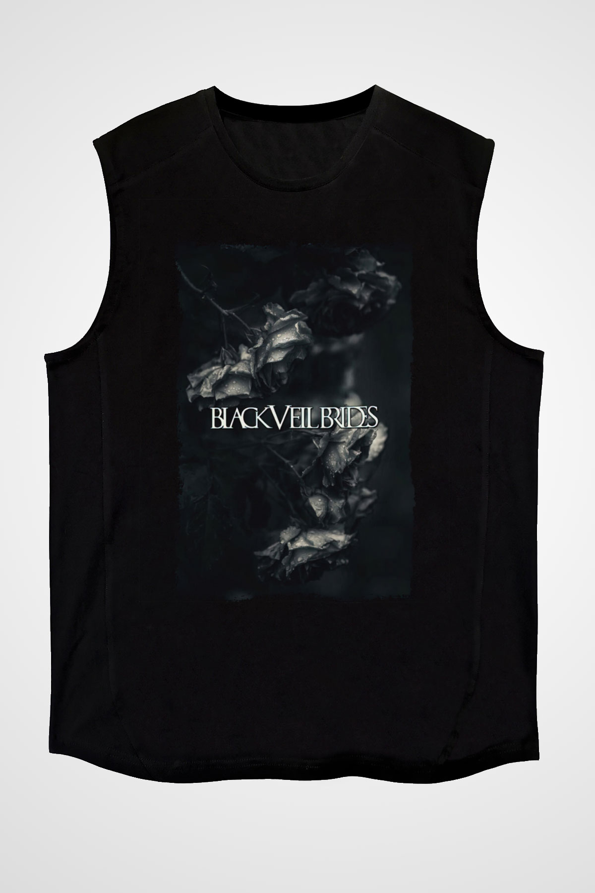 Black Veil Brides Siyah Unisex Kolsuz Tişört