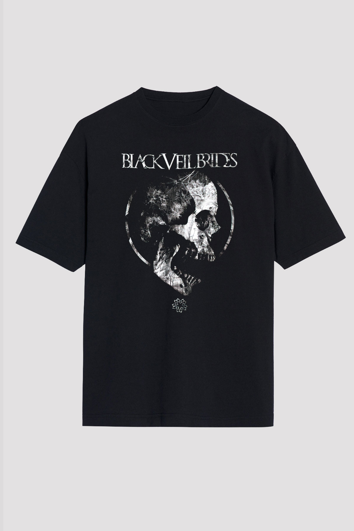 Black Veil Brides Siyah Unisex Oversize Tişört T-Shirt