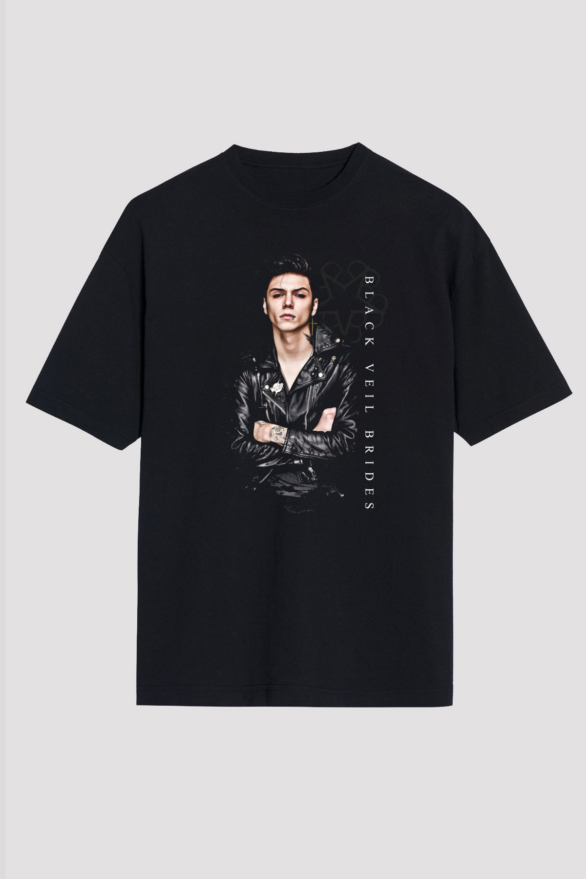 Black Veil Brides Siyah Unisex Oversize Tişört T-Shirt