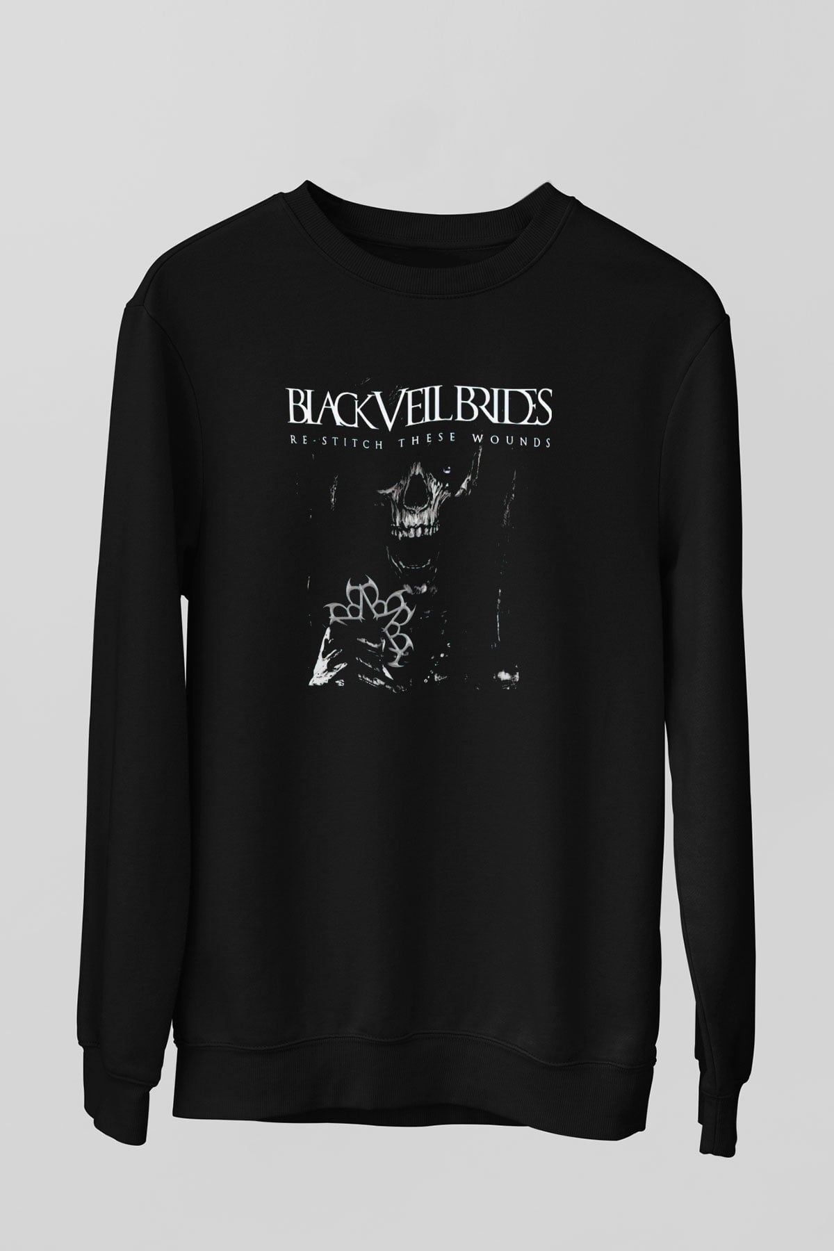 Black Veil Brides Siyah Unisex Sweatshirt