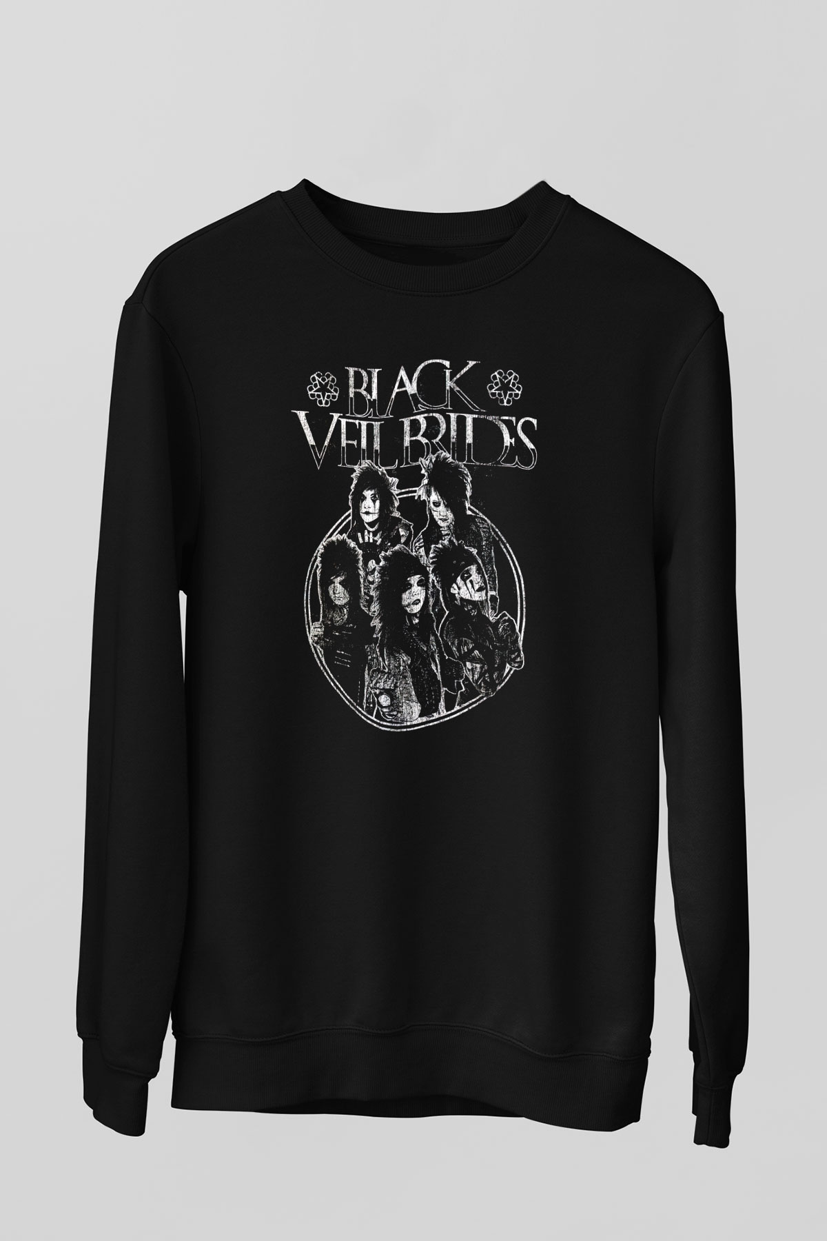 Black Veil Brides Siyah Unisex Sweatshirt