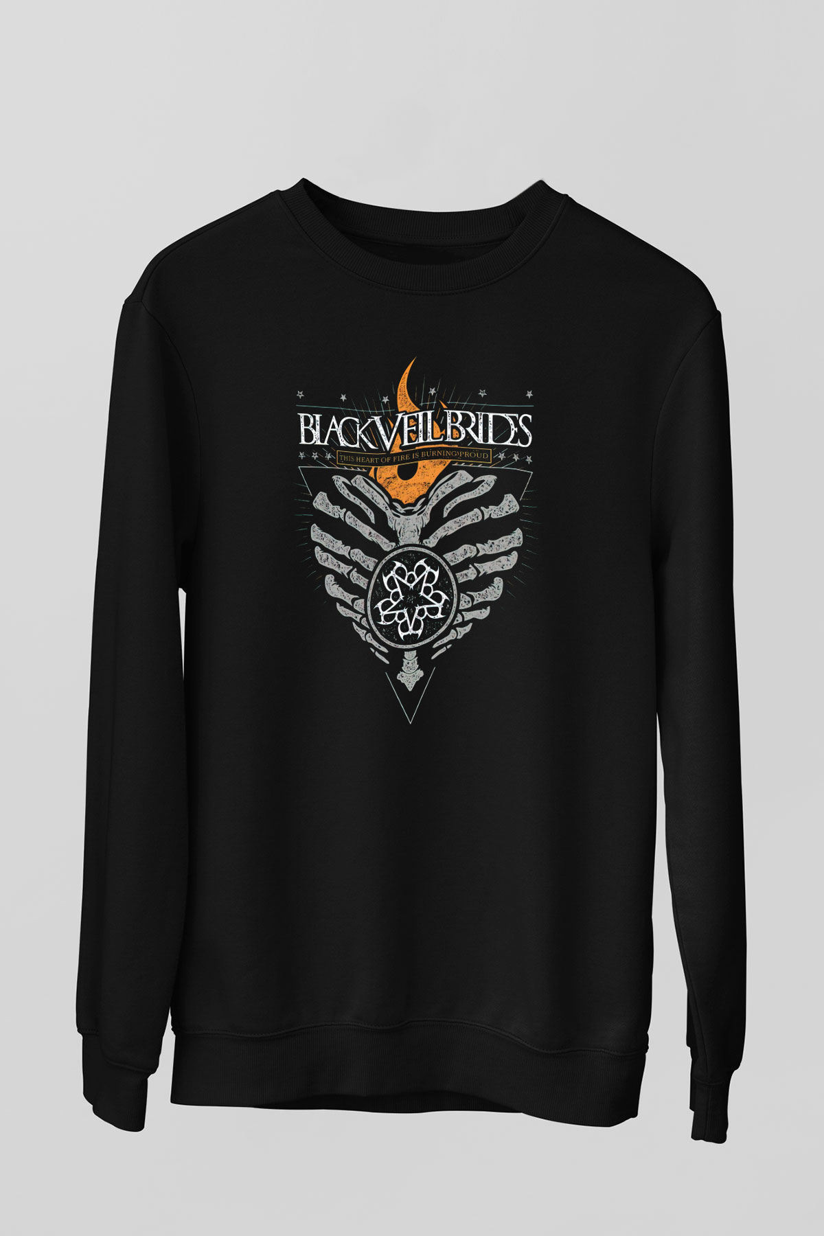 Black Veil Brides Siyah Unisex Sweatshirt