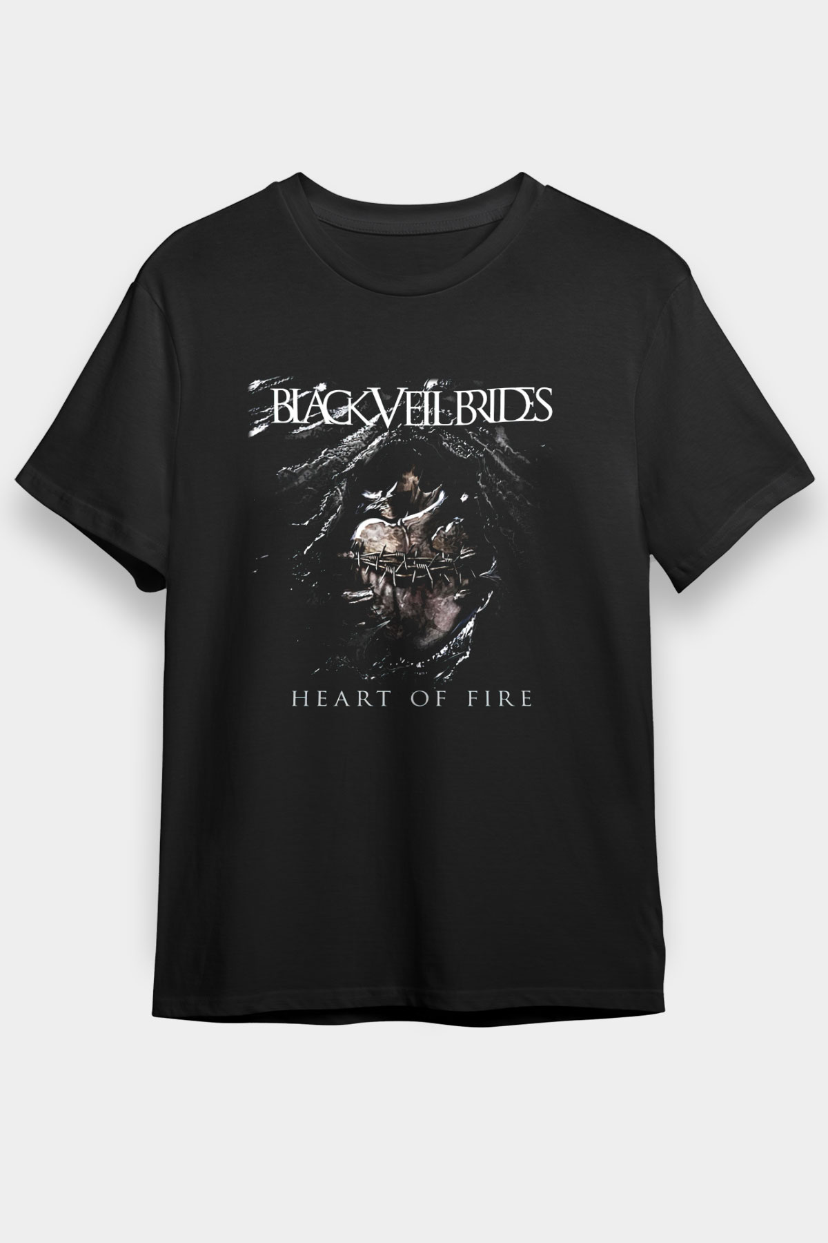 Black Veil Brides Siyah Unisex Tişört T-Shirt - TişörtFabrikası