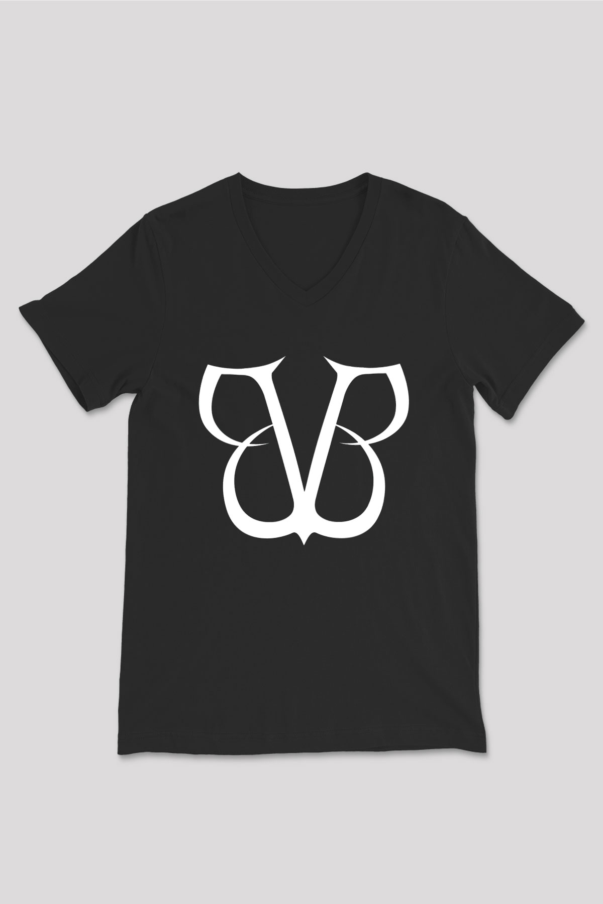 Black Veil Brides Siyah Unisex V Yaka Tişört T-Shirt