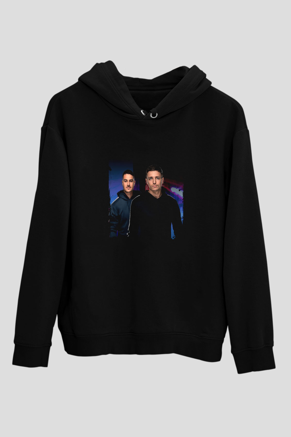 Blasterjaxx Baskılı Unisex Siyah Hoodie