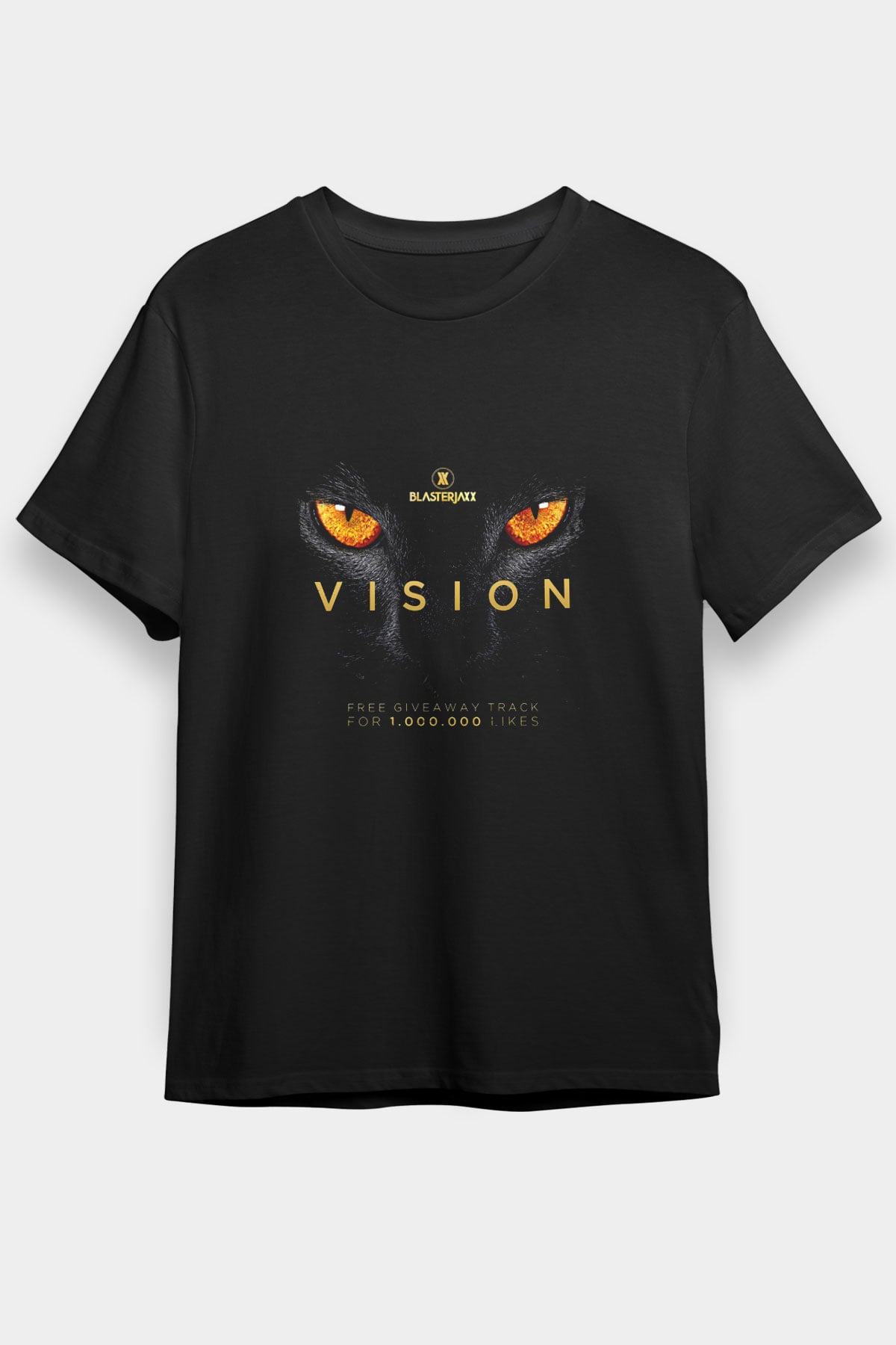 Blasterjaxx Baskılı Unisex Siyah Tişört