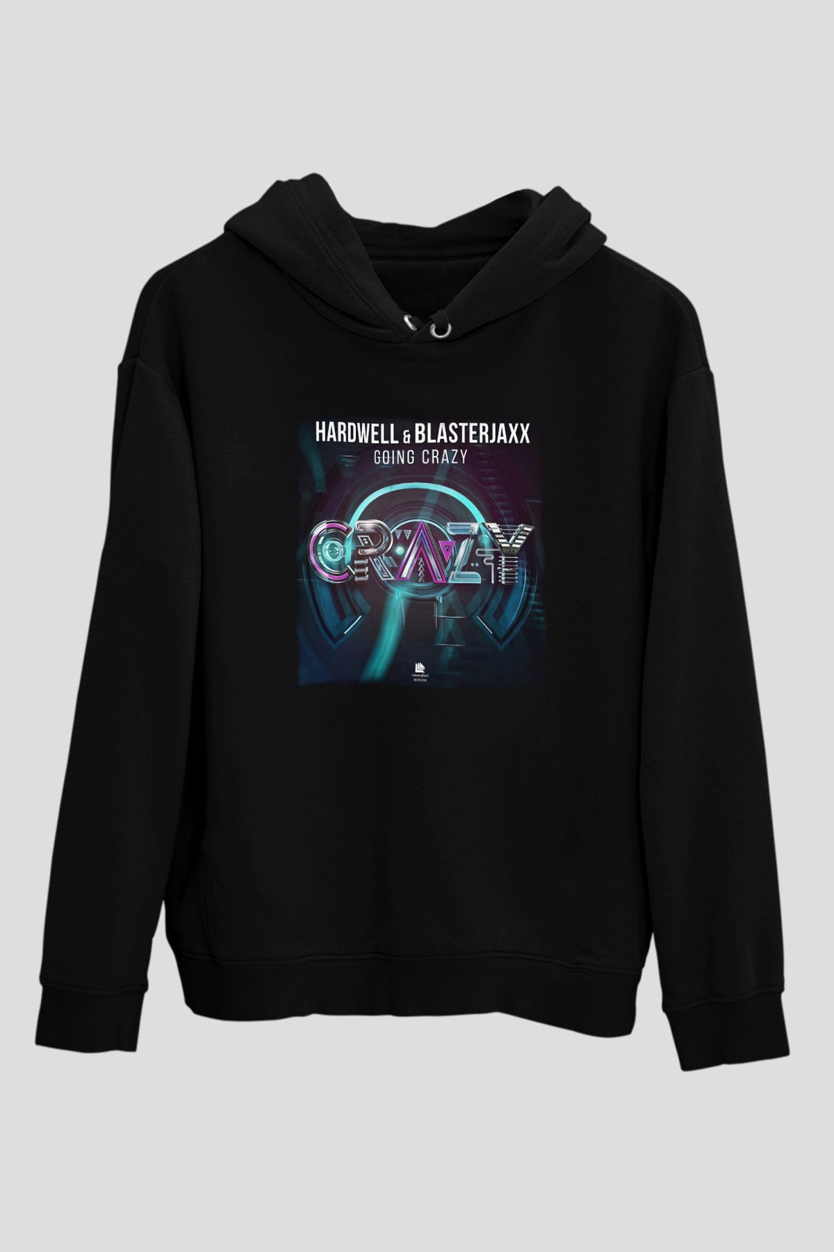 Blasterjaxx Siyah Unisex Kapüşonlu Sweatshirt