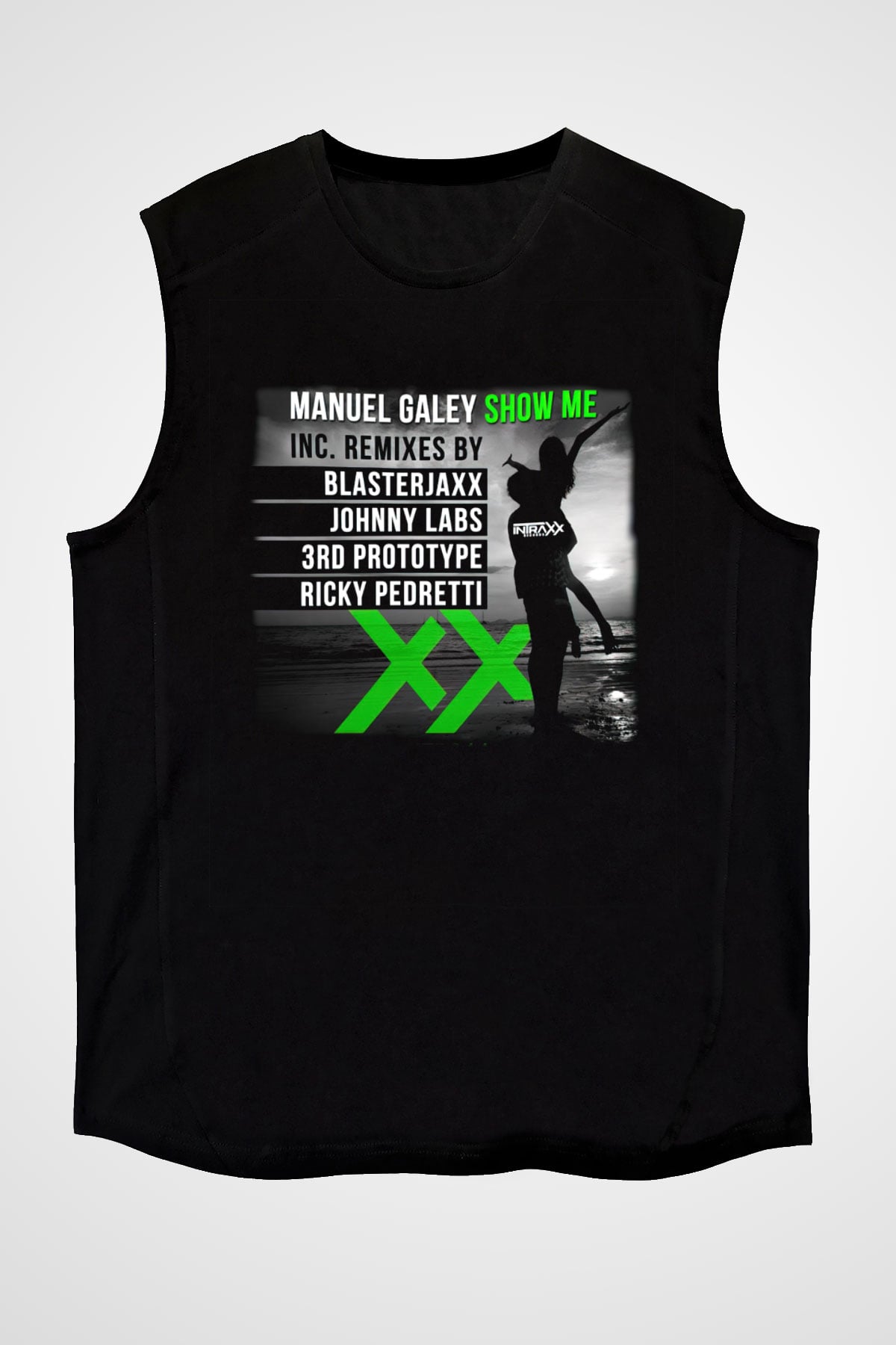 Blasterjaxx Siyah Unisex Kolsuz Tişört