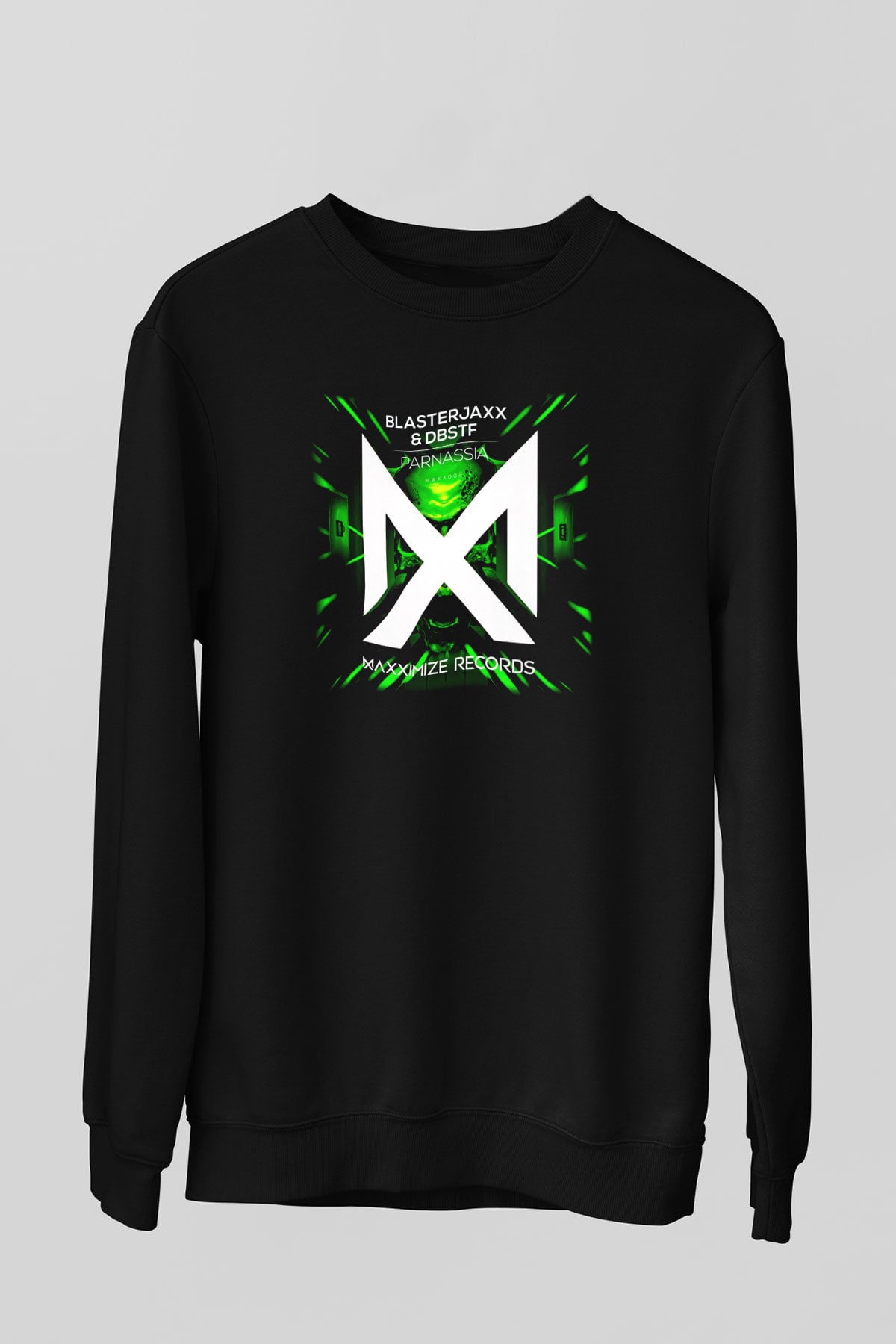 Blasterjaxx Siyah Unisex Sweatshirt