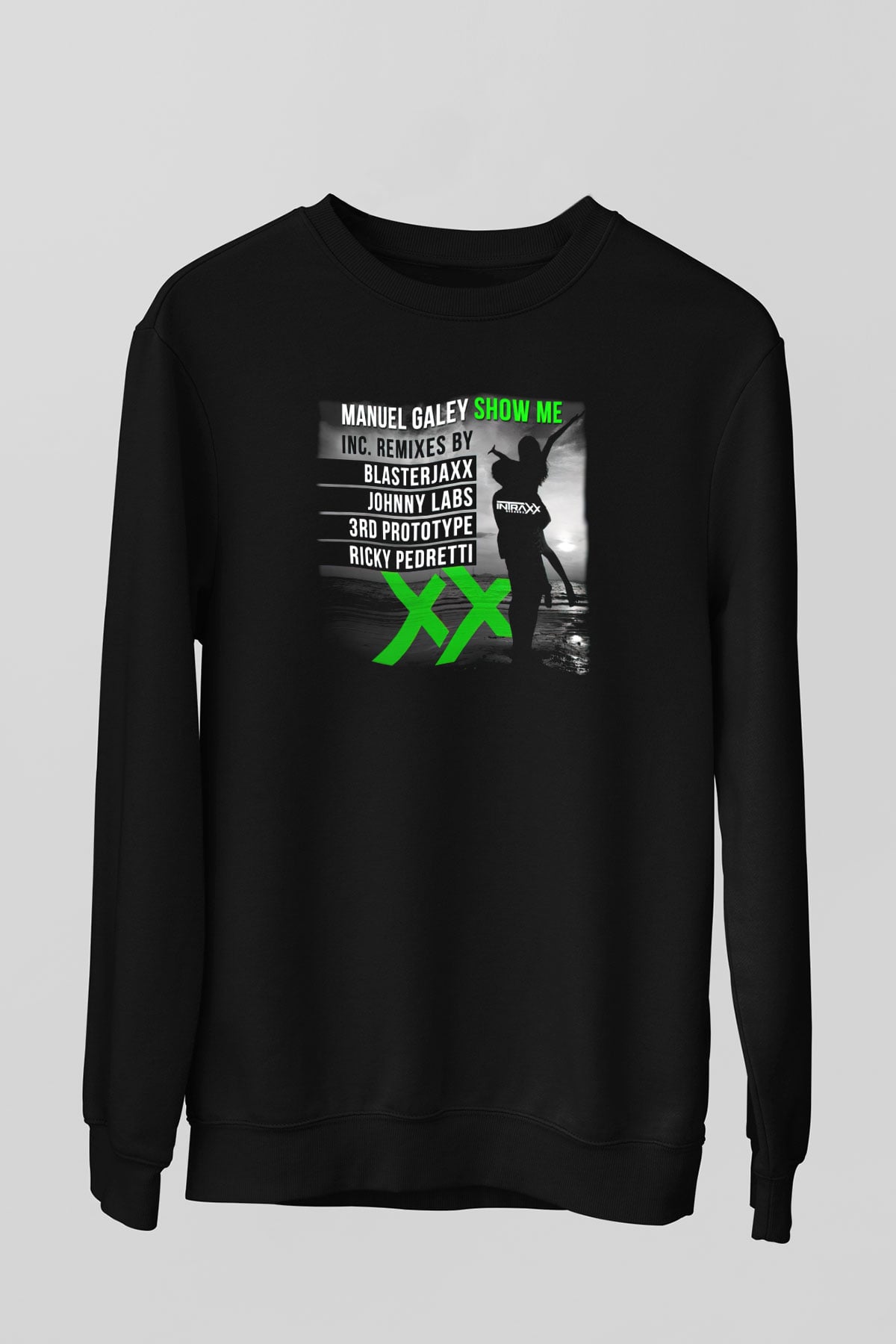 Blasterjaxx Siyah Unisex Sweatshirt