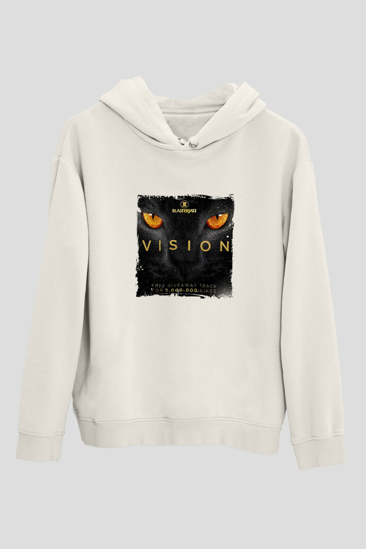 BlasterjaxxBaskılı Beyaz Hoodie