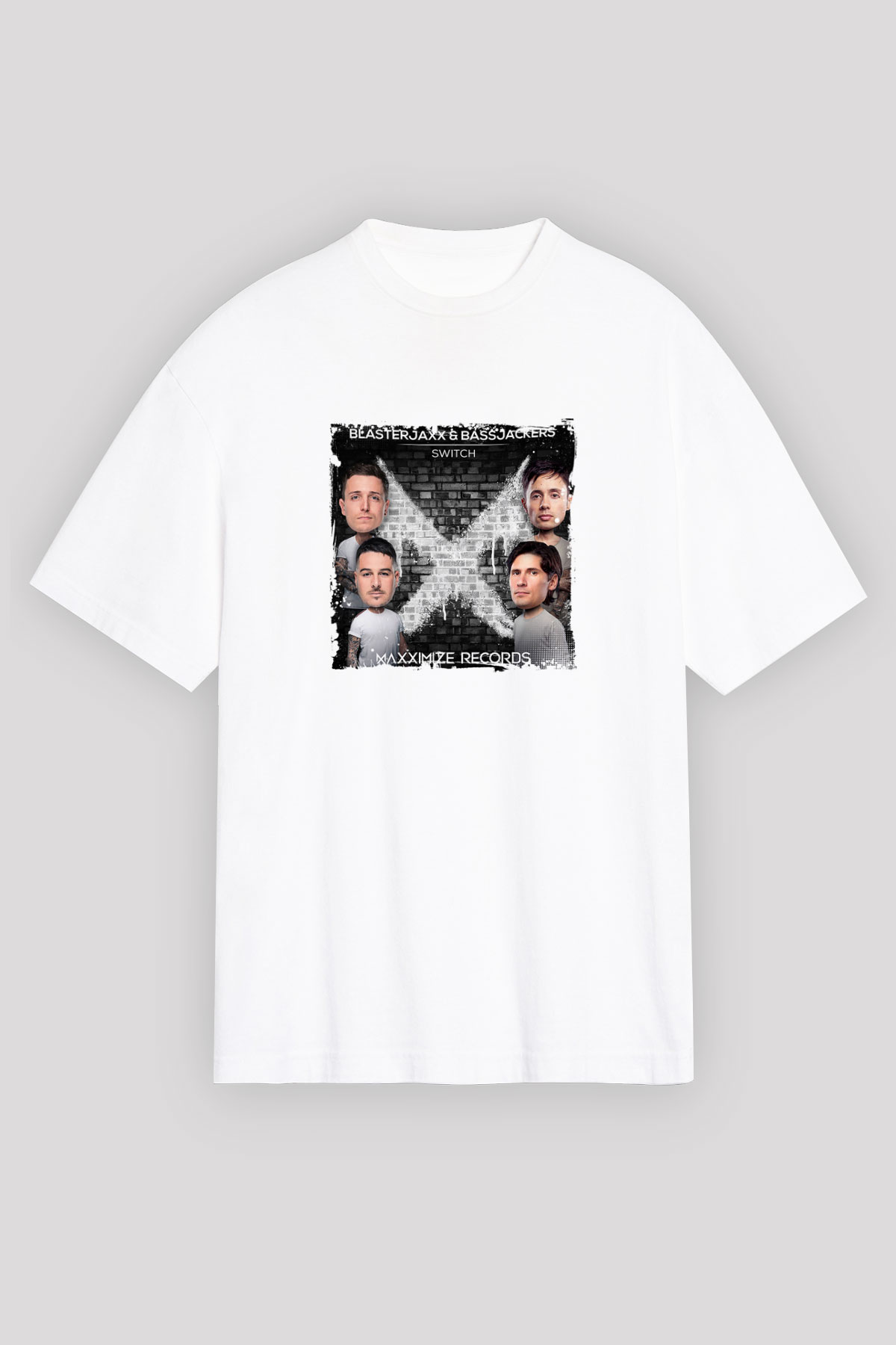 BlasterjaxxBaskılı Beyaz Tişört